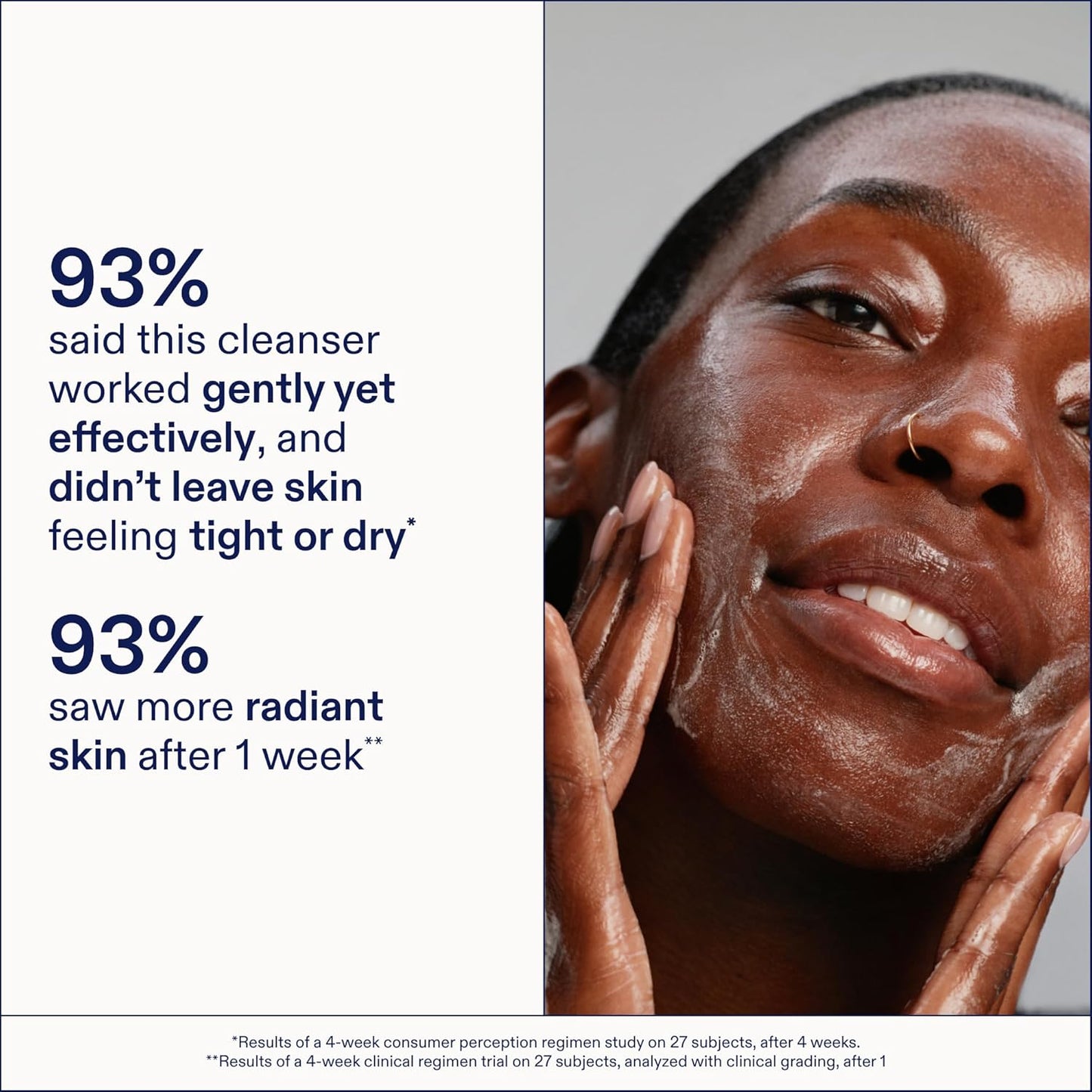 Skinfix Foaming Oil Cleanser - 6 oz - Rich Gel-to-Foam Face Cleanser to Hydrate & Soothe Dry, Sensitive Skin - Fragrance Free, Vegan, Cruelty Free