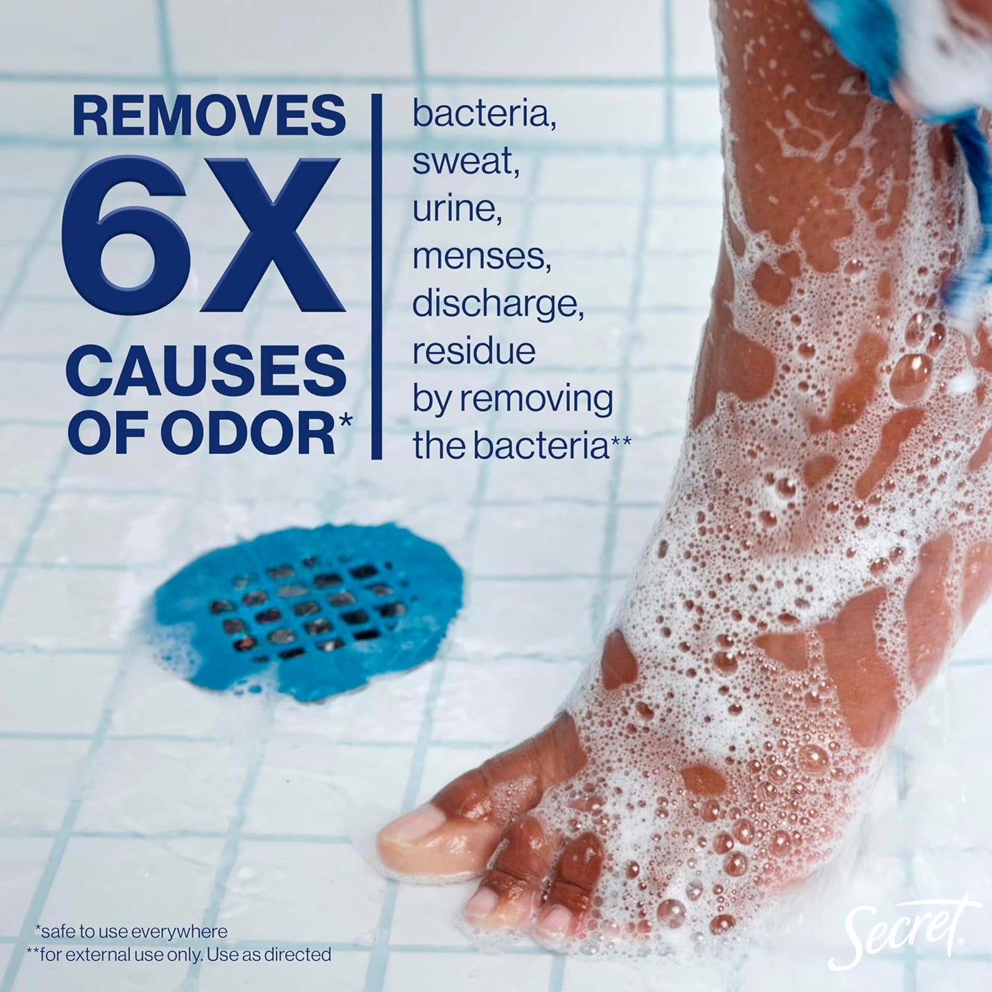 Secret Whole Body Feminine Wash + Deodorant Spray Bundle for Women, Peach + Vanilla Blossom Scent, Aluminum Free, Odor Protection, 8.0 oz & 3.5 oz (Pack of 2)