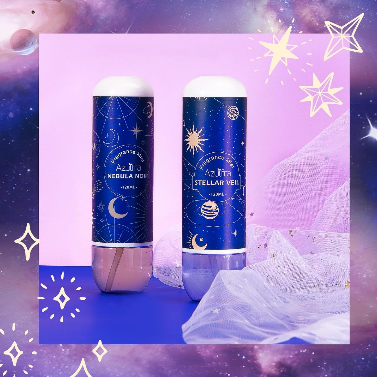 Body Spray for Wowen Nebula Noir, Hair & Body Fragrance Mist, Notes of Vanilla, Sandalwood & Musk, 4 fl.oz