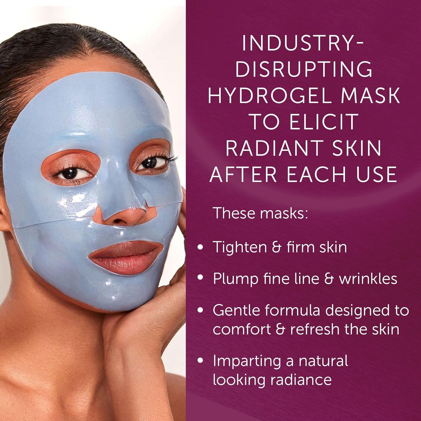 111SKIN Cryo De-Puffing Energy Facial Mask - Fragrance Free - Tighten, De-Puff & Refresh - Peptides & Caffeine - Set of 5 (1 oz each) - Depuffing Face Mask