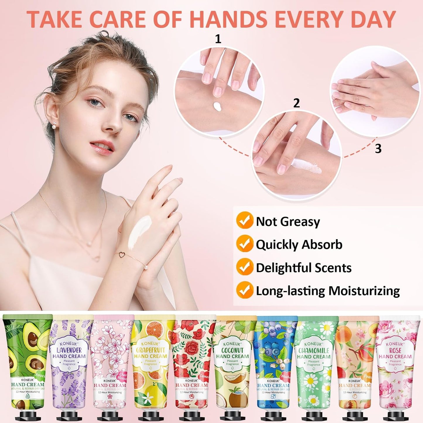 112 Pack Moisturizing Hand Cream Set, Christmas Gifts and Stocking Stuffers for Women, Bulk Hand Lotion Travel Size for Dry Cracked Hands, Mini Hand Cream for Mom Gifts, Teacher Gifts, Birthday Gifts