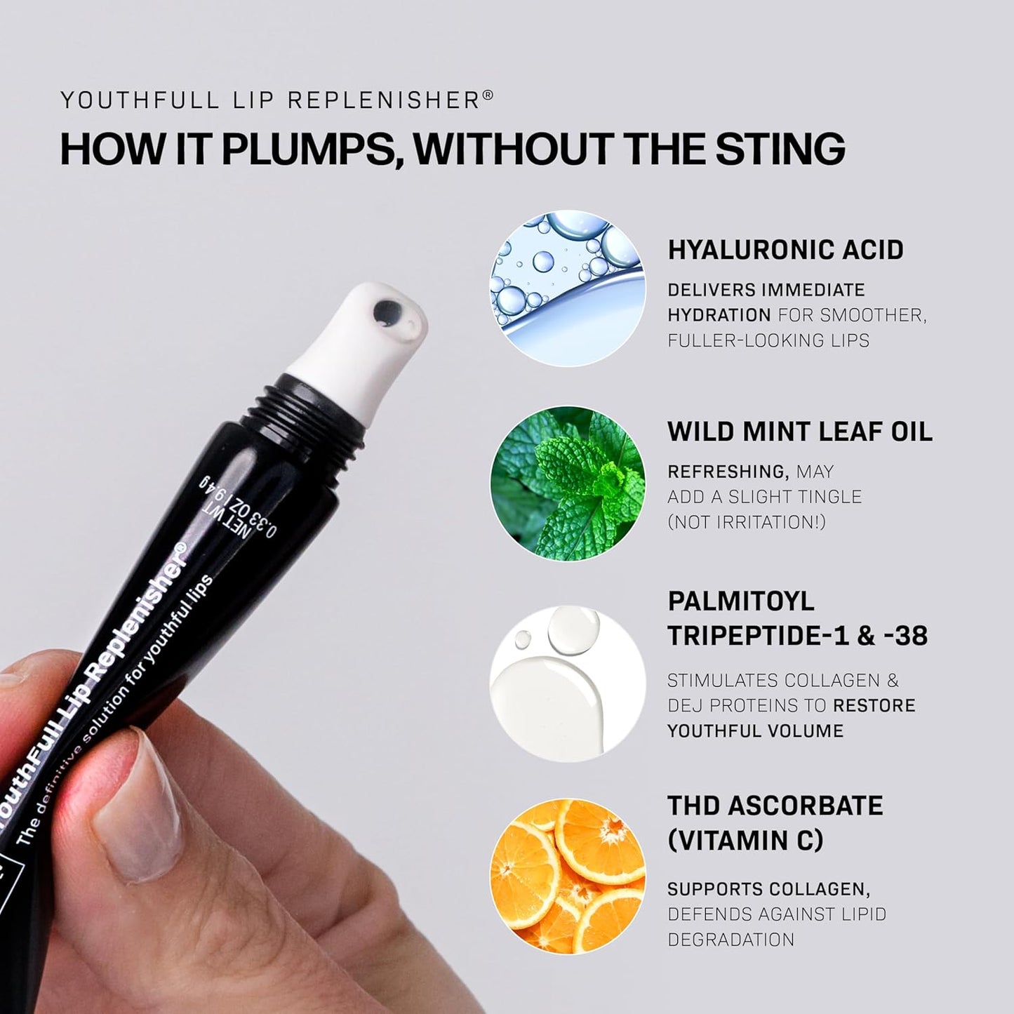 Revision Skincare YouthFull Lip Replenisher®, Moisturizing Lip Plumper with Hyaluronic Acid, Volumizing, Plumping and Anti Aging