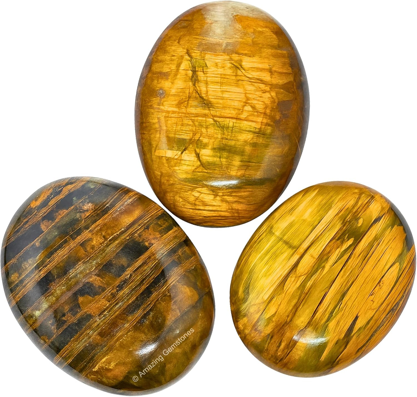 Amazing Gemstone Nellite Crystals, Healing Stones - Large Palm Stone Crystals Piedra- for Good Luck, Balanced Positive Energy, Meditation - Unique Stocking Stuffers, Birthday Gifts for Women, Men