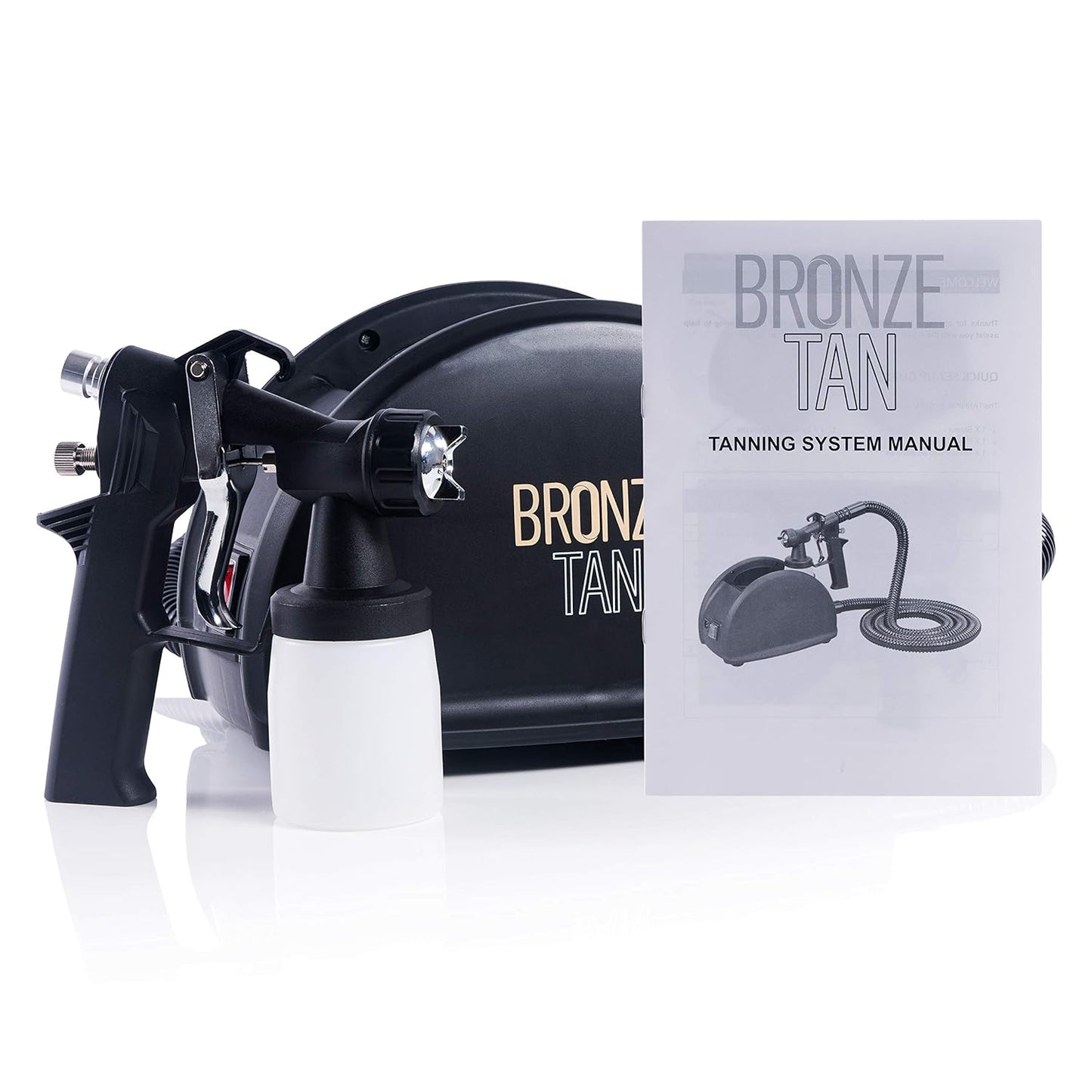 Spray Tan Machine - HVLP Spray Tan Gun with Sleek Design - Professional Spray Tanning Machine for Salon and Mobile Salon Owners 110V by Bronze Tan