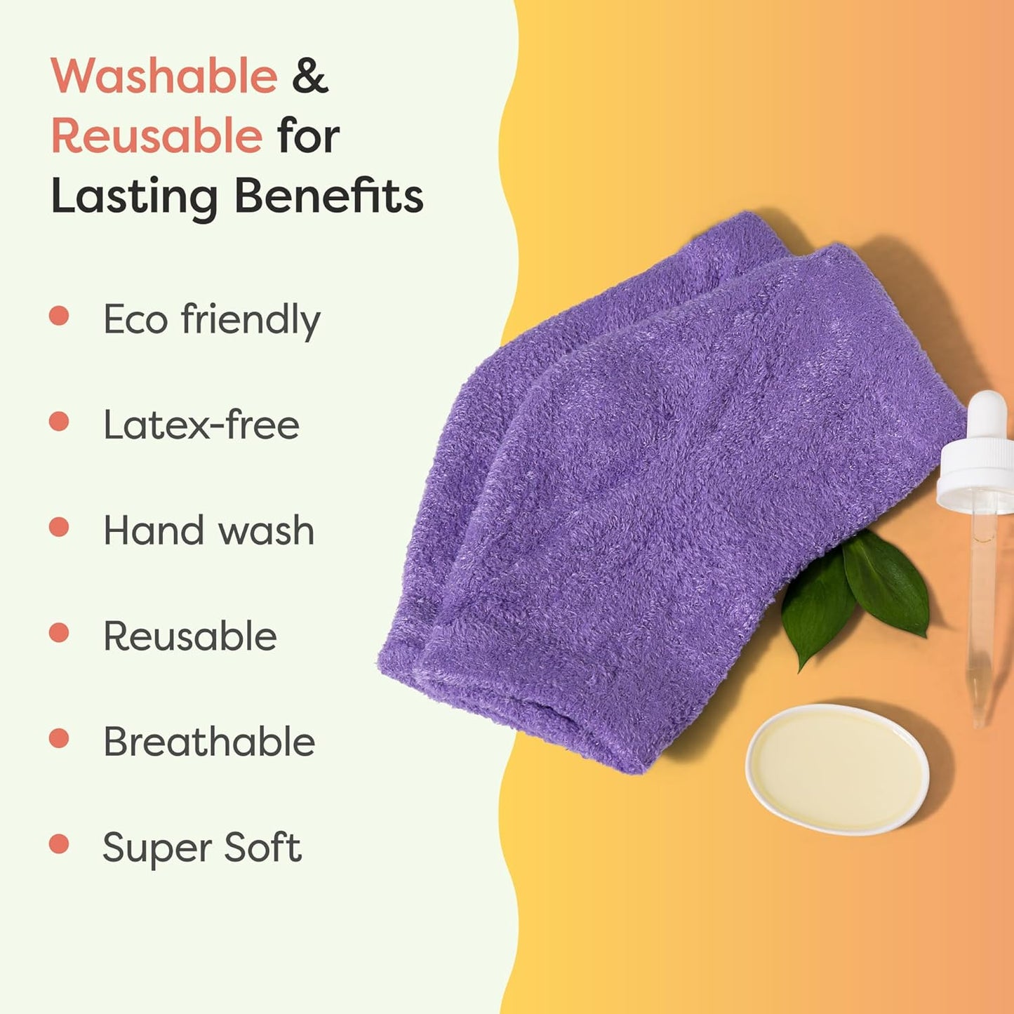 ZenToes Moisturizing Socks for Cracked Heel Treatment - Vitamin E, Olive Oil and Jojoba Oil Infused Heel Socks to Soften and Hydrate (Fuzzy Lilac Purple, Regular)