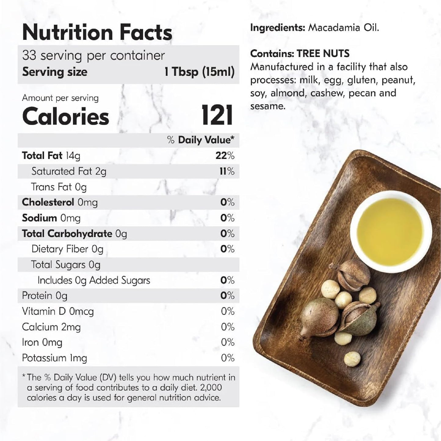 House of Macadamias, Macadamia Nut Oil, Extra Virgin, High Heat Cooking Oil, Cold-Pressed, 16.9 fl. oz. Glass Bottle - 100% Pure, Seed-Oil Free