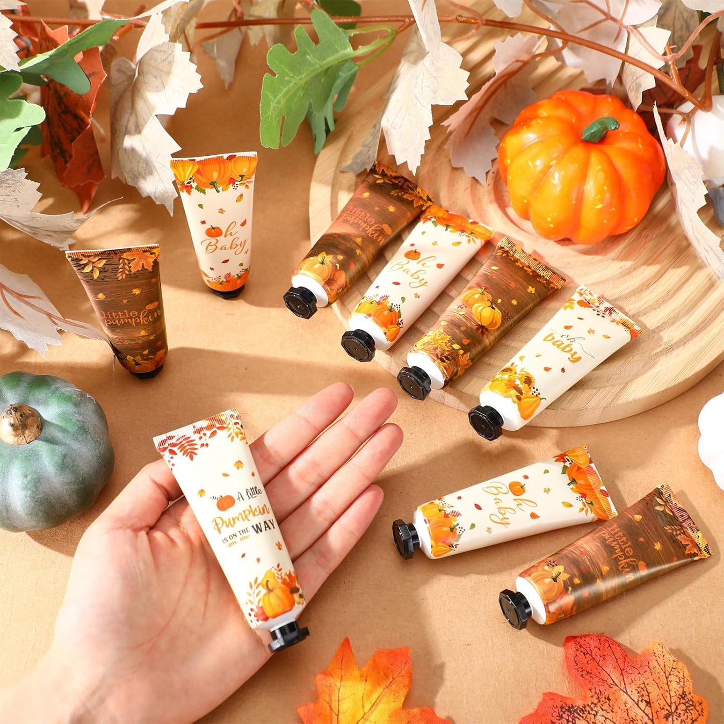 20 Pcs Fall Baby Shower Hand Cream Bulk Hand Cream Gifts a Little Pumpkin Baby Shower Party Favors for Guests Travel Size Lotion Autumn Thanksgiving Wedding Birthday Party Supplies