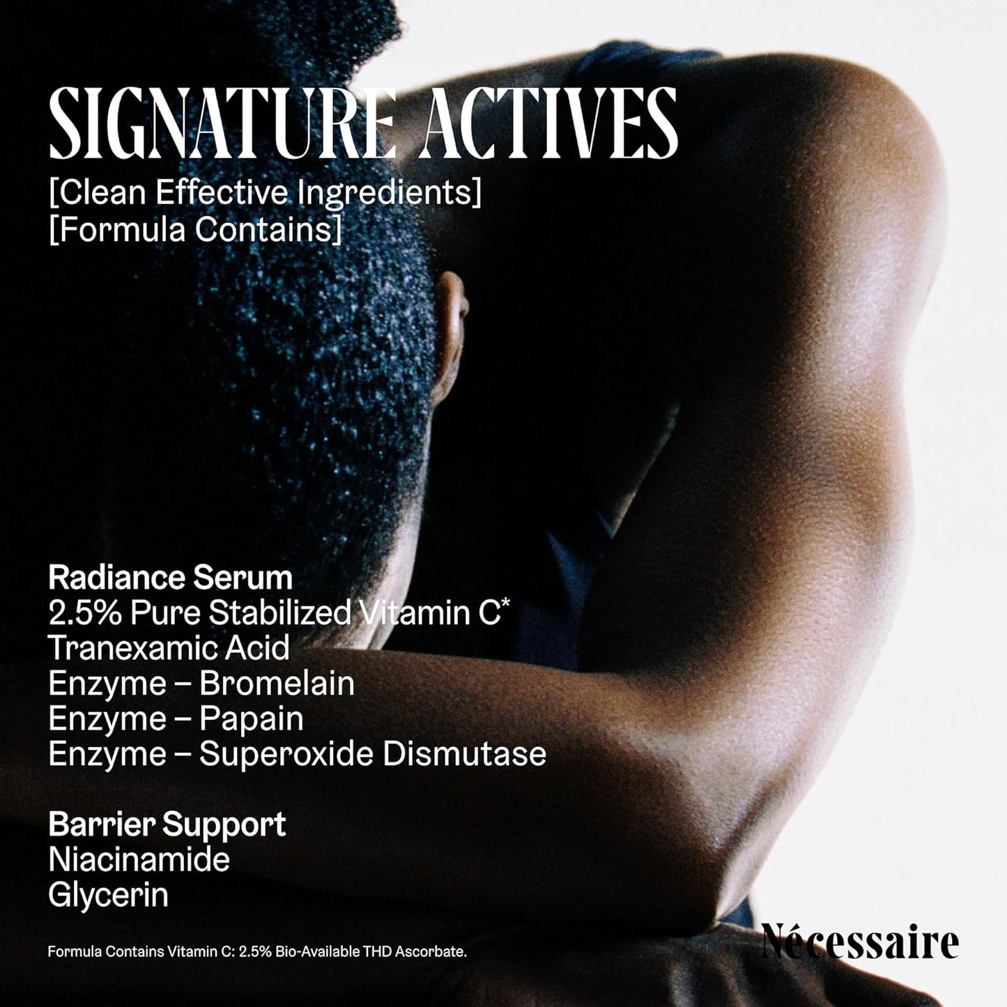 Nécessaire The Body Vitamin C Serum | Pure Vitamin C, Tranexamic Acid and Enzymes Treatment For Women + Men | Brightens + Evens Skin Tone | Dermatologist-Tested. Hypoallergenic (150 ml/5.1 oz)