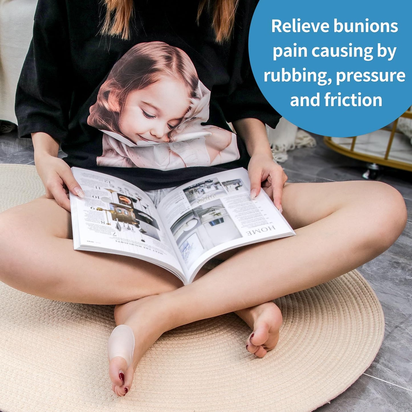 Gel Bunion Pads and Protectors, 12 Packs of Bunion Guards for Big Toe Cushion, Bunion Shields for Bunion Pain Relief, Reduce Bunion Pain from Rubbing