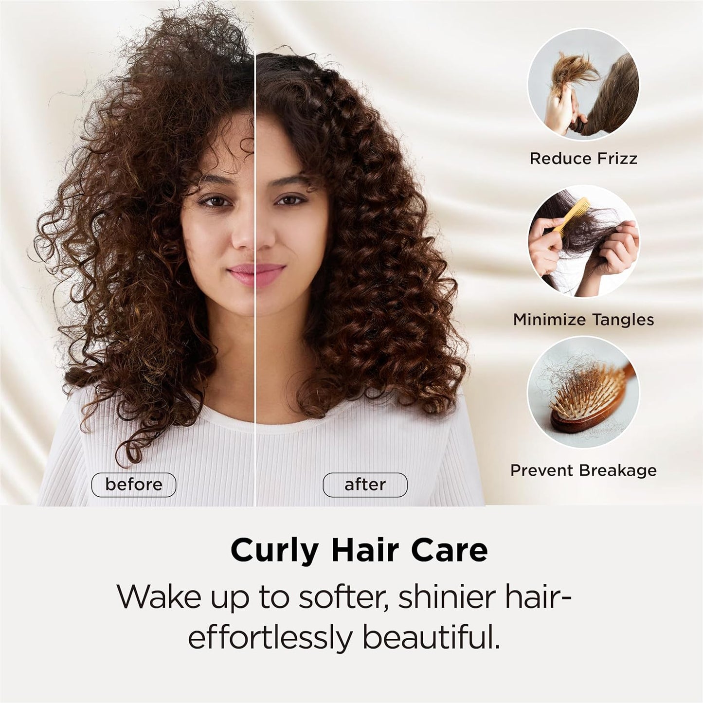 Bedsure King Size Satin Pillowcase Set of 2 - Silver Grey Pillow Covers for Hair and Skin with Envelope Closure, Similar to Silk Pillow Cases, Gifts for Women Men, 20x36 Inches, 2pcs