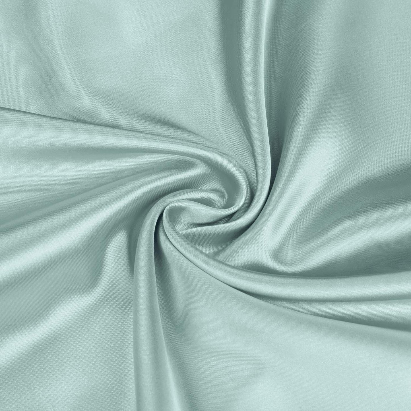 BEDELITE Satin Body Pillow Cover, Super Soft and Cooling Body Pillow Pillowcase for Hair and Skin, Breathable Silky Full Long Pillowcase Cover(20"x54", Haze Blue)