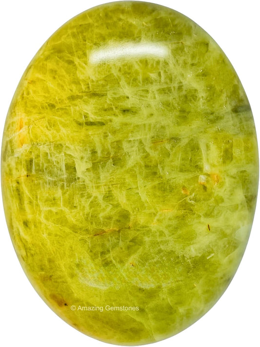 Amazing Gemstone Yellow Aquamarine Crystals and Healing Stones - Large Palm Stone Crystals Piedra - Crystal for Good Luck, Positive Energy, Meditation - Unique Stocking Stuffers, Gifts for Women, Men
