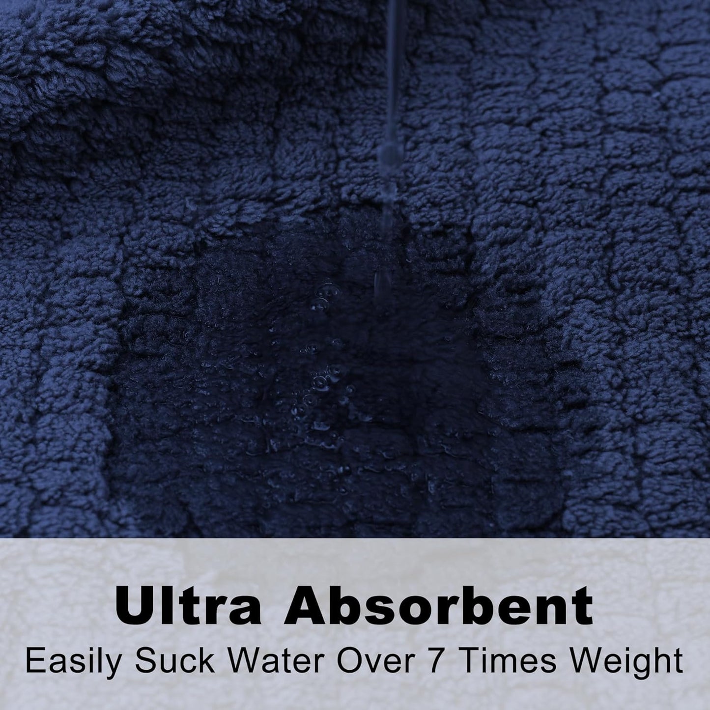 Men's Bathrobes with Hood, Soft Long Towel Robe for Men - Super Absorbent Quick Dry yet Warm