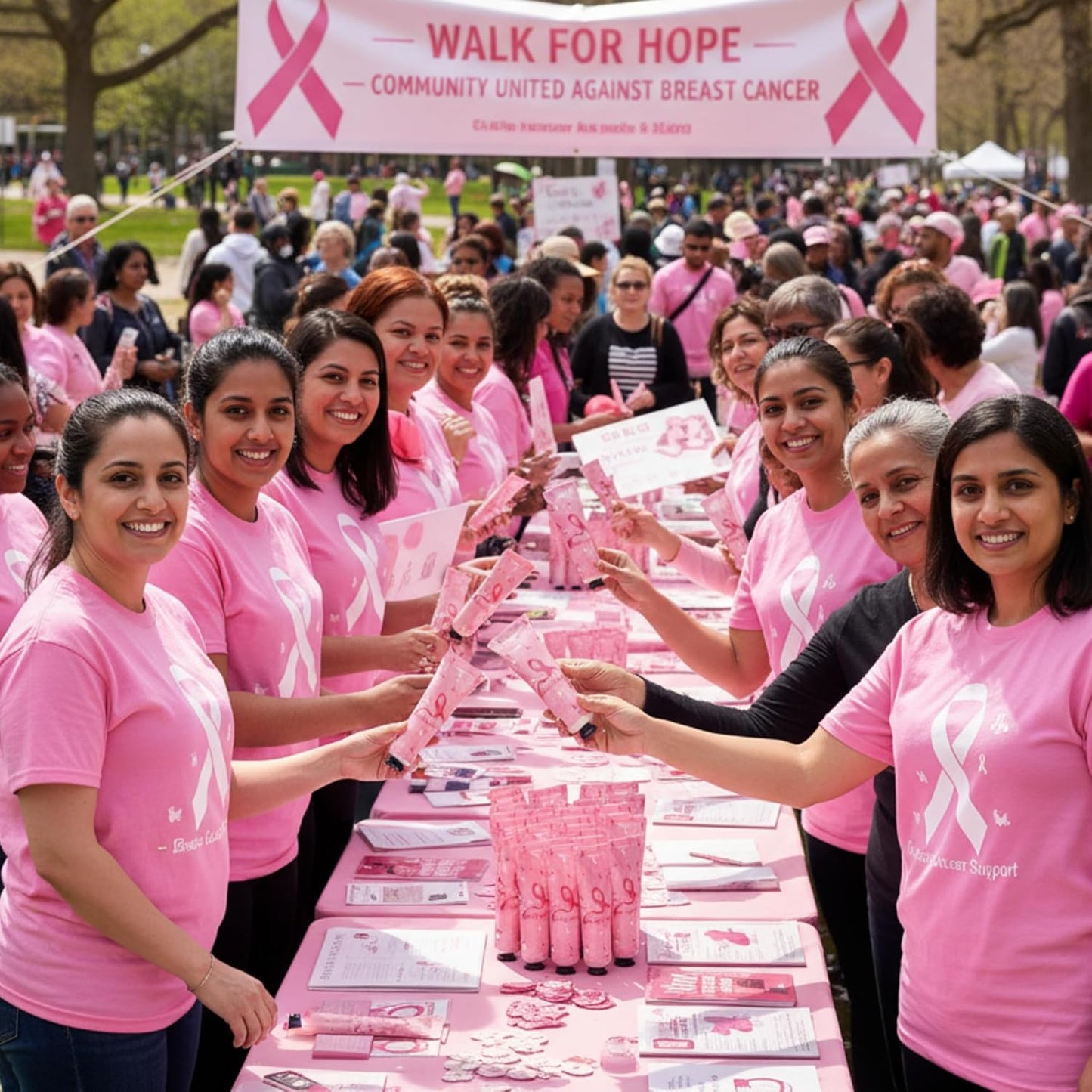 48 Sets Breast Cancer Awareness Pink Ribbon Hand Cream Gifts Bulk Baby Shower Hand Cream Travel Size Lotion Bulk Fall Thanksgiving Party Supplies Favors Birthday Wedding for Guest