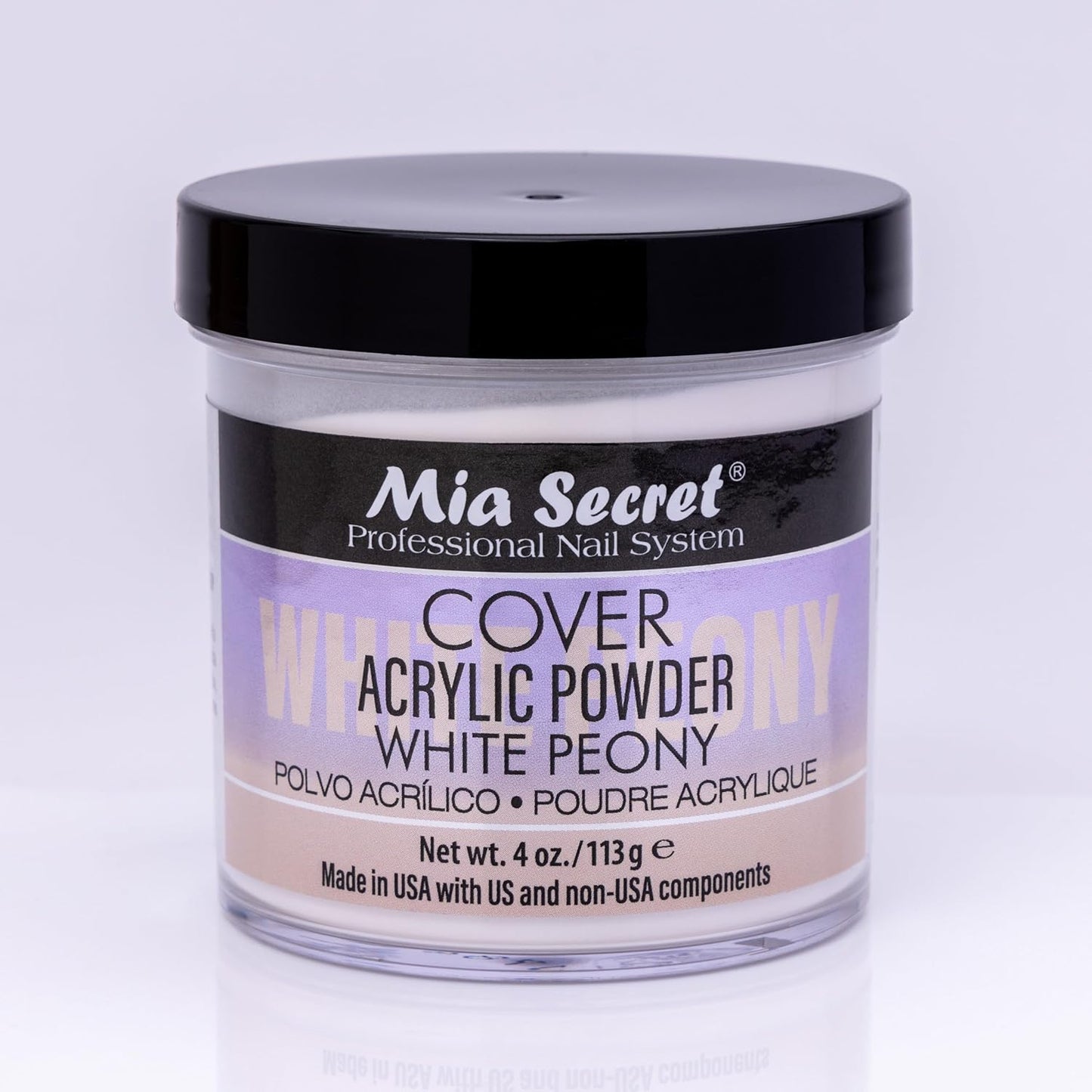 Cover White Peony Acrylic Powder Mia Secret (4 oz.)
