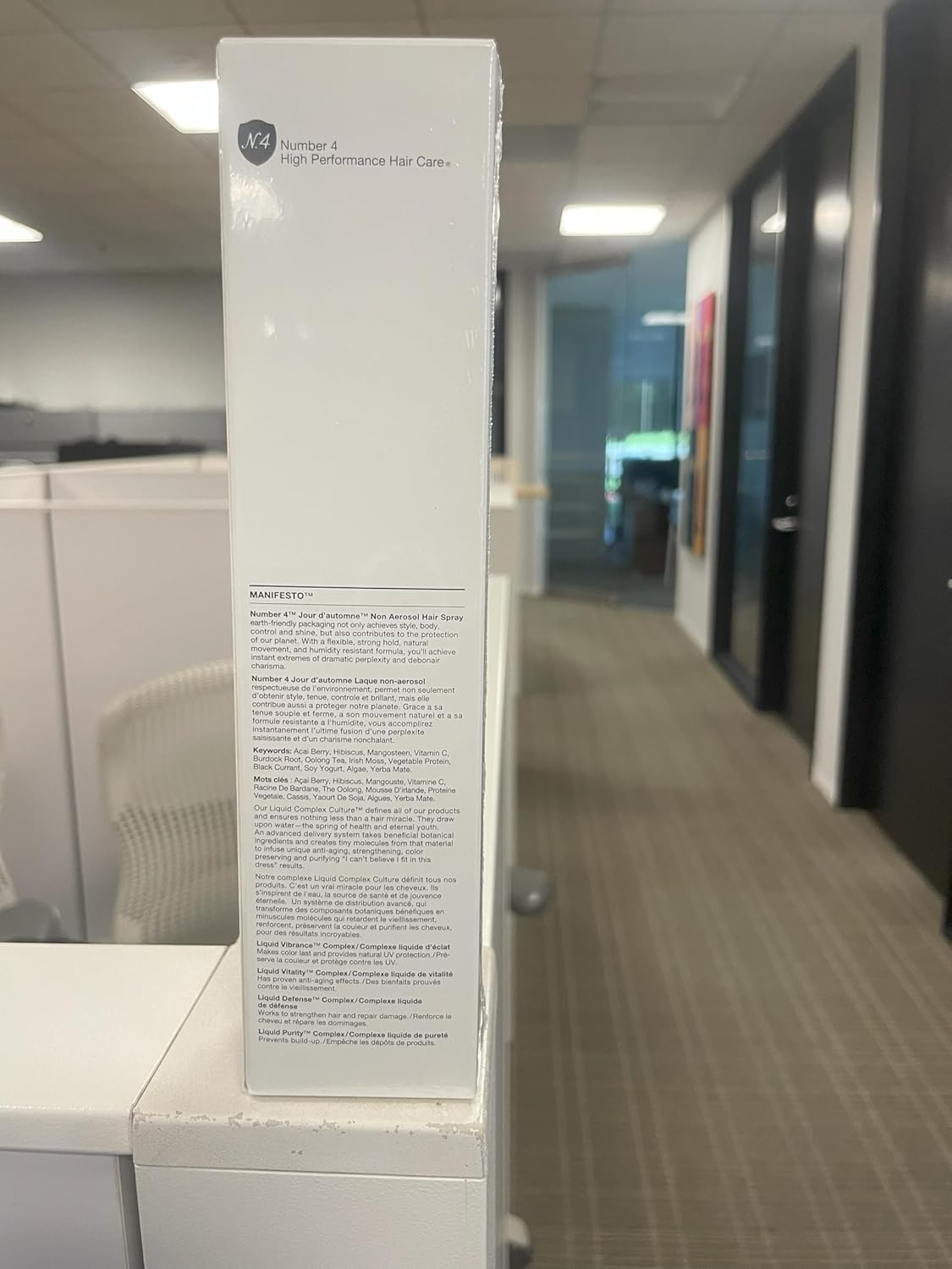 Number 4 Hairspray for Women and Men, Non Aerosol Strong Hold Hair Spray, 6.7 oz