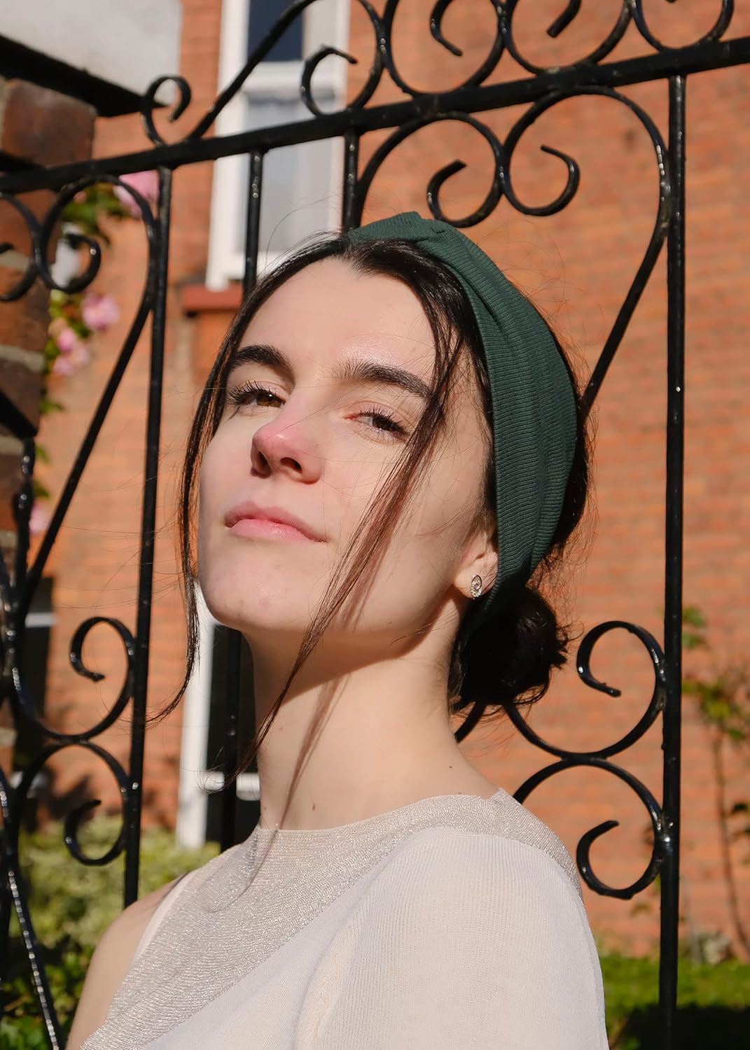 DRESHOW 8 Pack Headbands for Women Yoga Knotted Headbands Elastic Criss Cross Hair Accessories Sports Head Wrap Non Slip