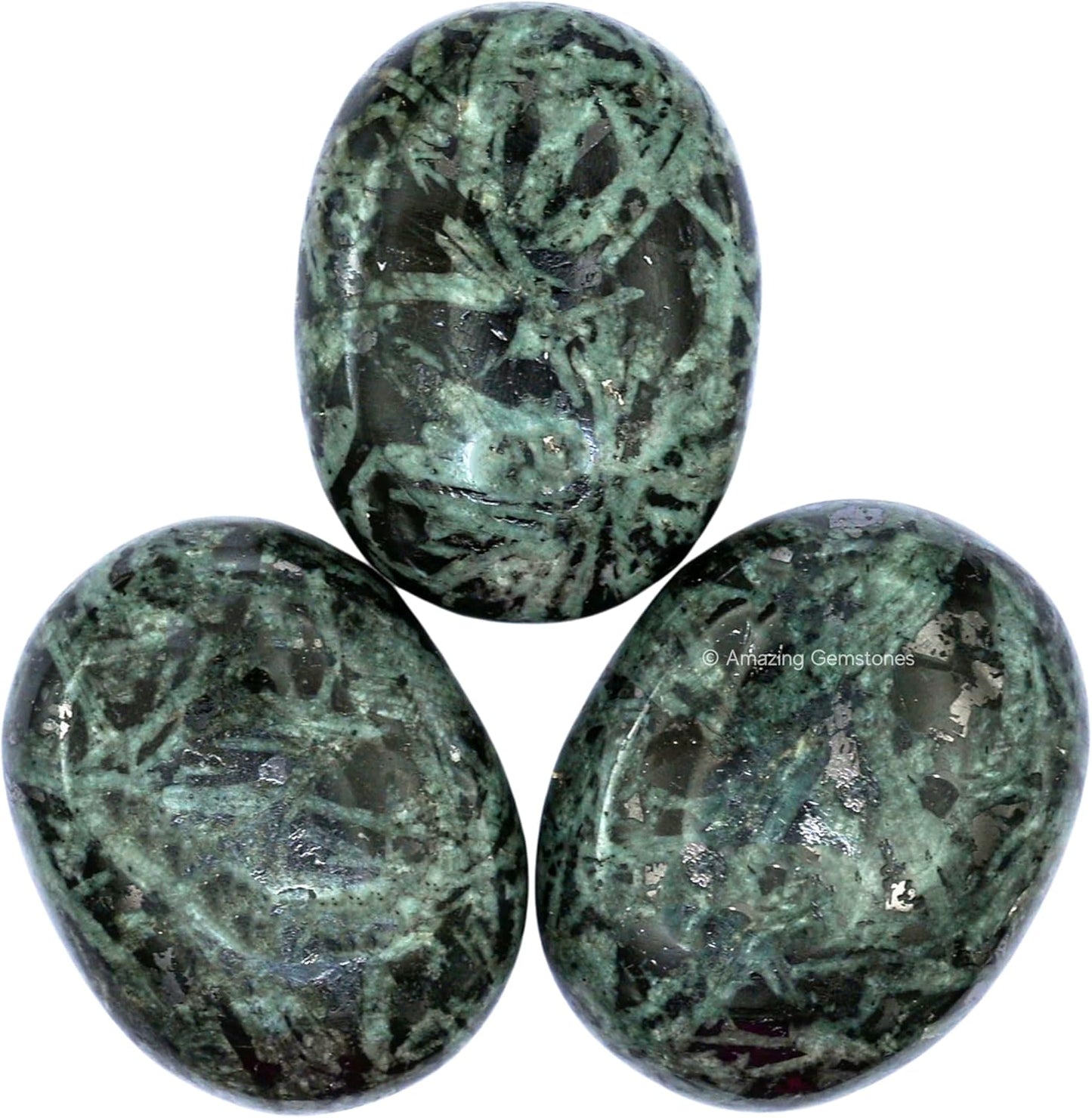 Amazing Gemstone Flower Stone Crystals and Healing Stones - Large Palm Stone Crystals Piedra - Crystal for Good Luck,Balanced Positive Energy,Meditation - Unique Stocking Stuffers and Birthday Gifts