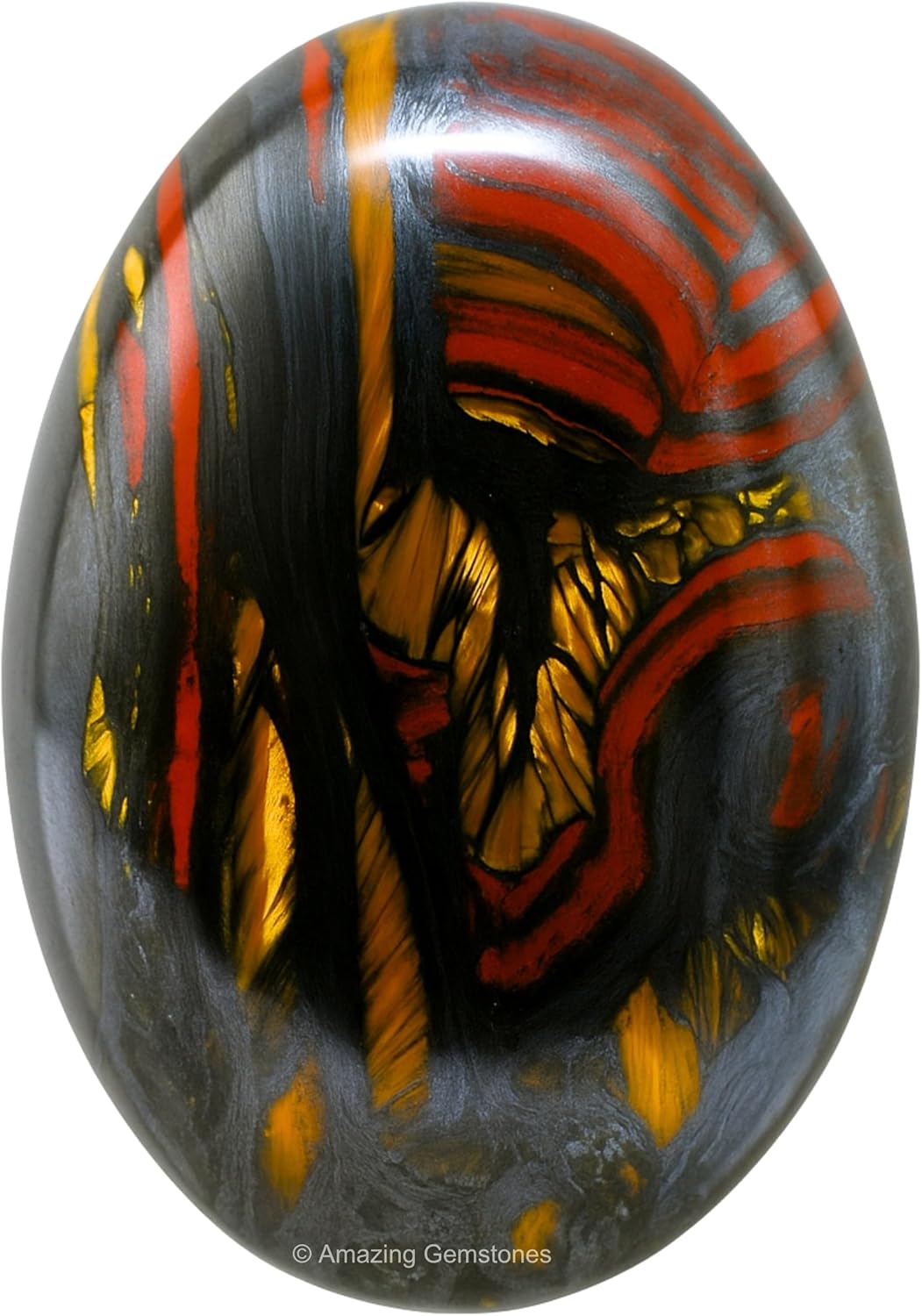 Amazing Gemstone Iron Tiger Eye Crystals and Healing Stones - Large Palm Stone Crystals Piedra - Crystal for Good Luck, Balanced Positive Energy, Meditation - Unique Stocking Stuffers, Gifts for Women