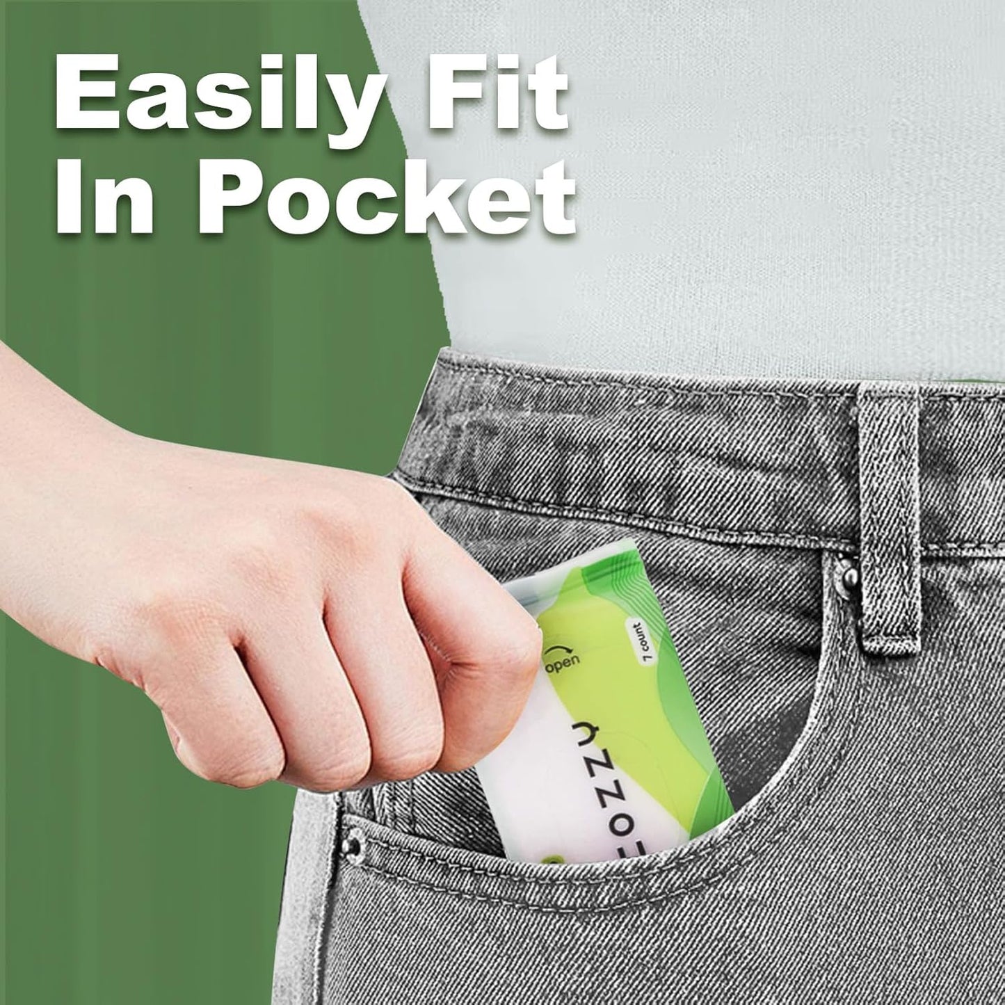 COZZY Ultra-Compact Mini Travel Wipes - Gentle & Skin-Friendly, Unscented, Alcohol-Free, Paraben-Free - Ideal for Adults, Kids & Babies - 8 Packs (56 Total Wipes)