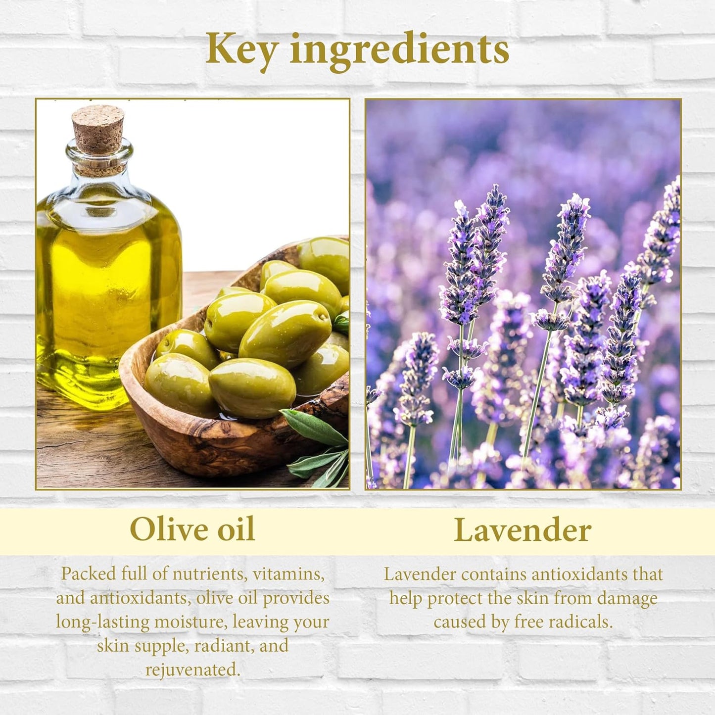 Calithea 3 Pack Soap Bars: Olive Oil Lavender Soap