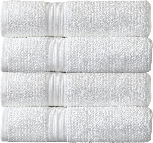 Arm & Hammer Quick Dry Bath Towels, 4 Piece, White