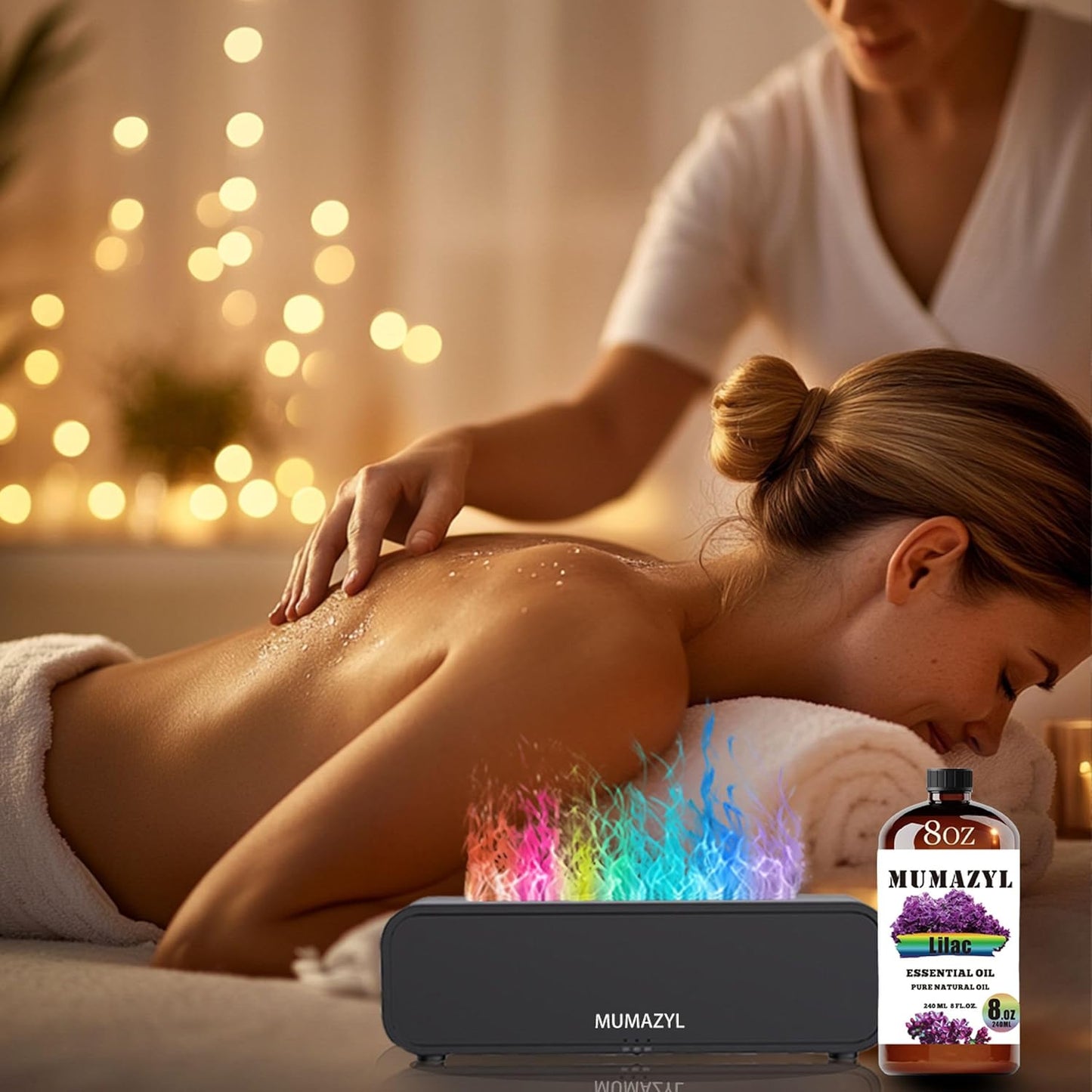 Lilac Essential Oil, Lilac Oil 8 Fl Oz 240ML for Diffuser Humidifier Yoga Cleaning DIY Candle Soap Making Essential Oils