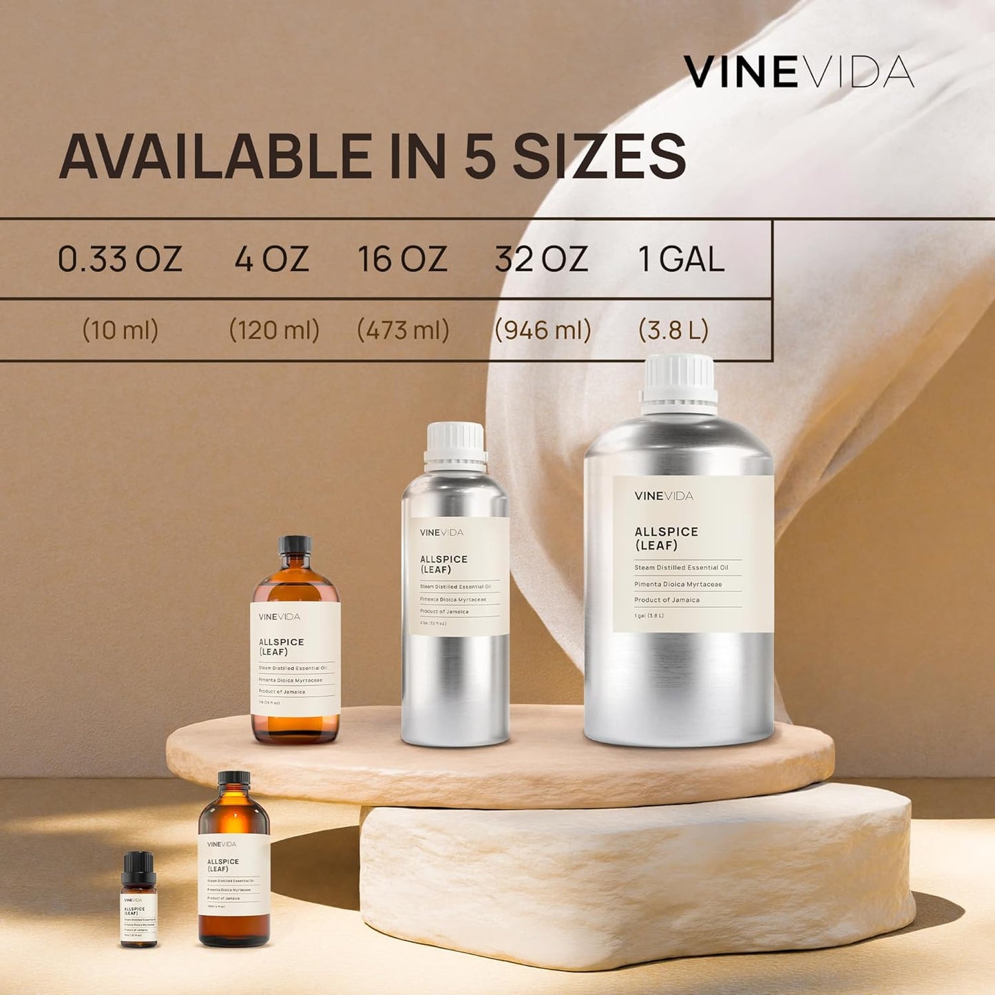 VINEVIDA Cedarwood (Virginia) Essential Oil - Undiluted - DIY Candle Scents - 10 mL