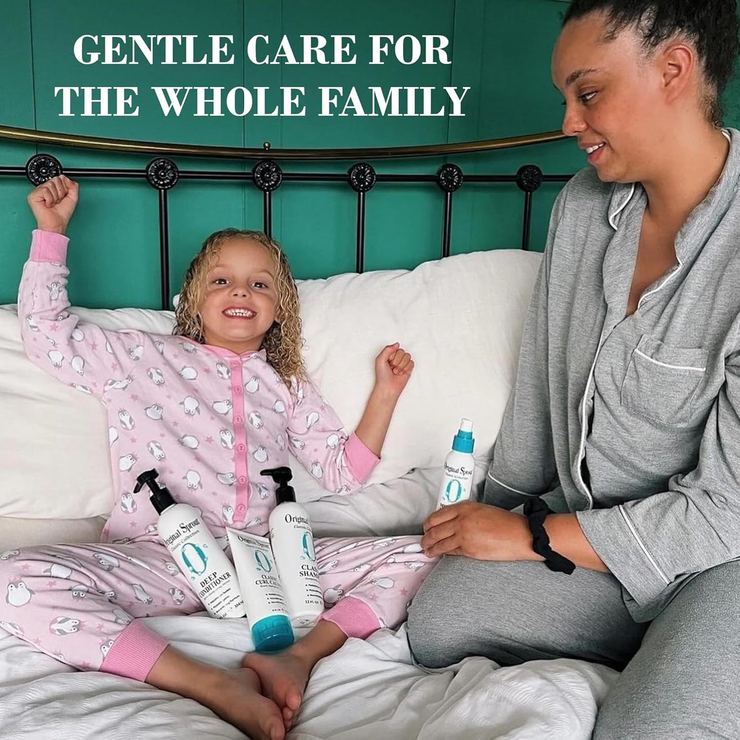 Original Sprout Miracle Detangler Spray, Lightweight Non-Greasy Leave-In Conditioner Spray for All Hair Types, Smooths, Softens & Detangles, Vegan, Cruelty-Free, Safe for Kids & Adults, 12 fl oz