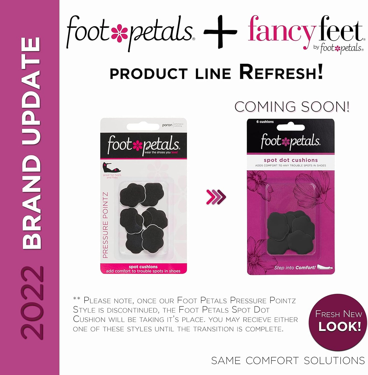 Foot Petals Spot Dot Cushion, Pressure Point Solution for Blister Relief, Rub Protection, Women's Heels, Pumps, Flats