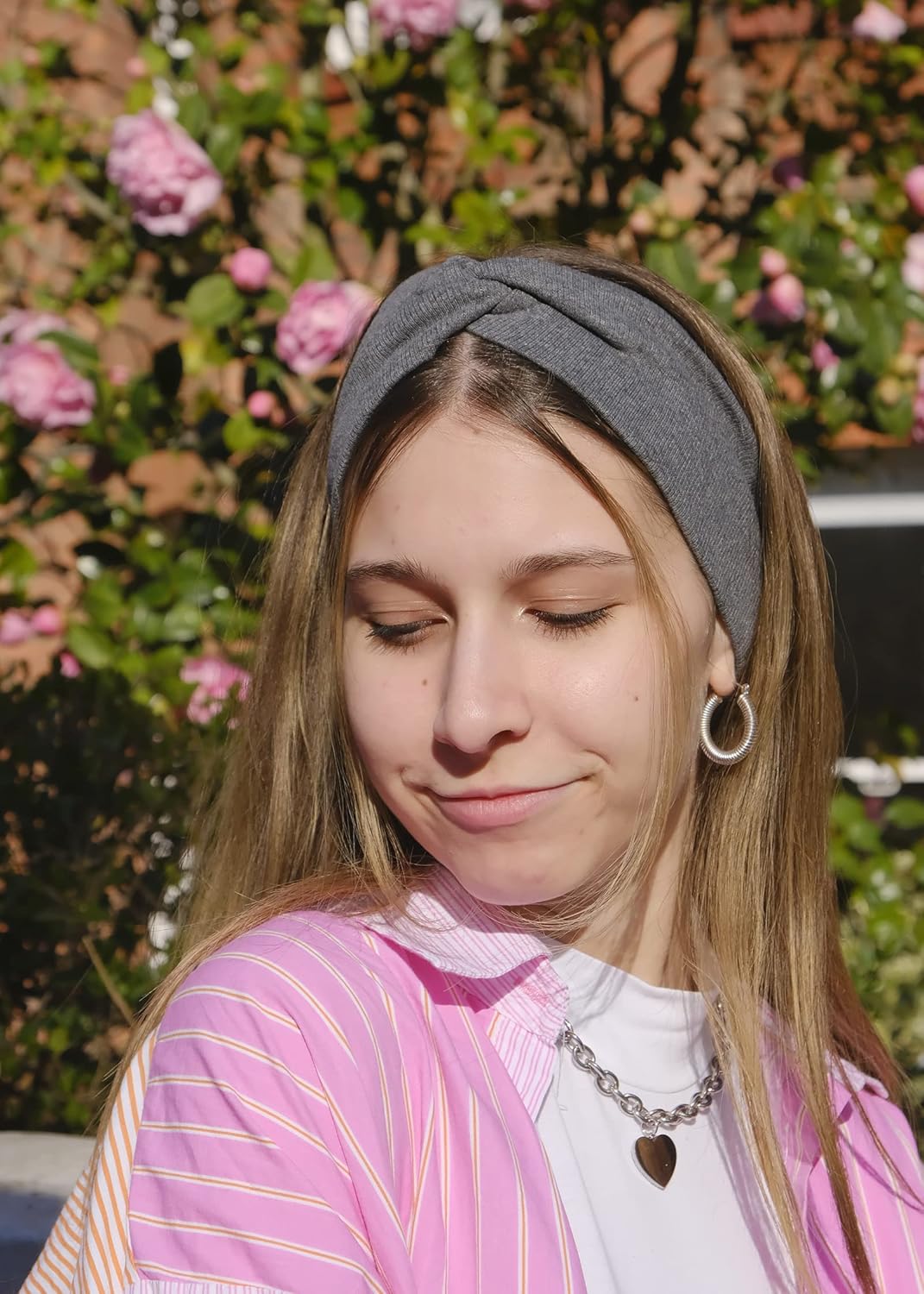 DRESHOW 8 Pack Headbands for Women Yoga Knotted Headbands Elastic Criss Cross Hair Accessories Sports Head Wrap Non Slip