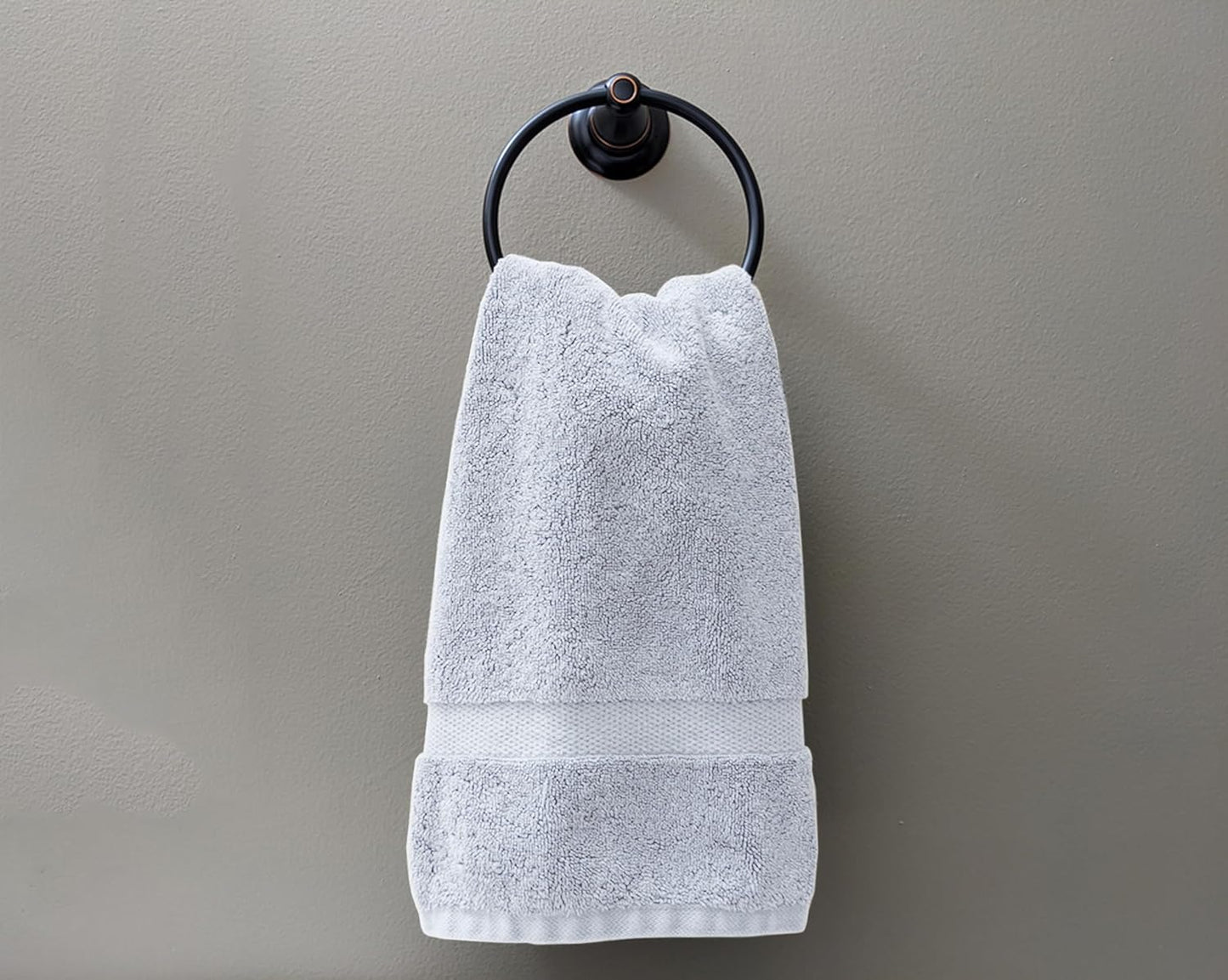 Delara 100% Organic Cotton Towels 650 GSM Plush Feather Touch Quick Dry Hand Towel, Pack of 12 GOTS Certified, Oeko-Tex Green Certified, Organic Cotton Hand Towel, 20"X30"