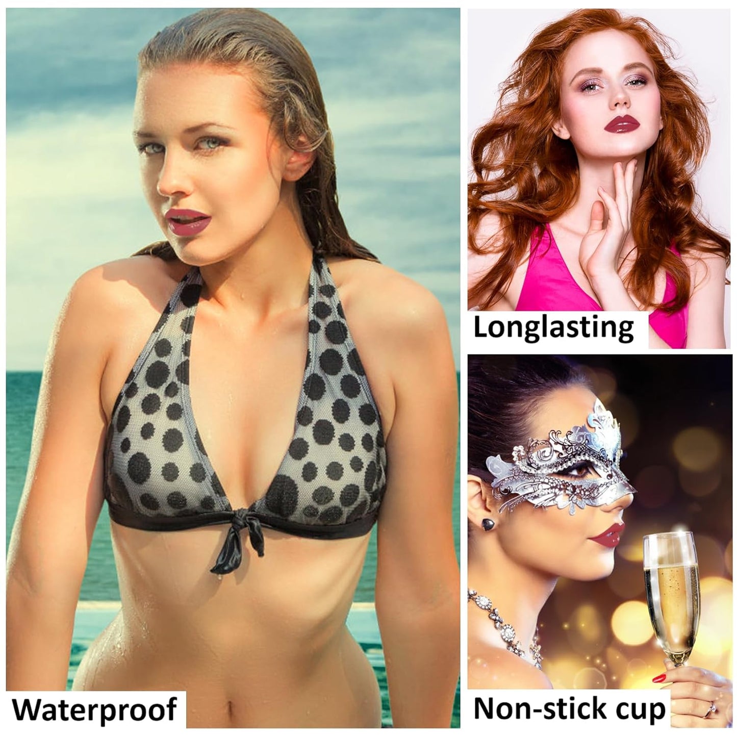 1 Pack Crystal Flower Jelly Lipstick,Magic Color Changing Lipstick,PH Clear Temperature Color Changing Lip Gloss,Lip Balm,Long Lasting Nourishing Moisturizing Lip Stick Set H05