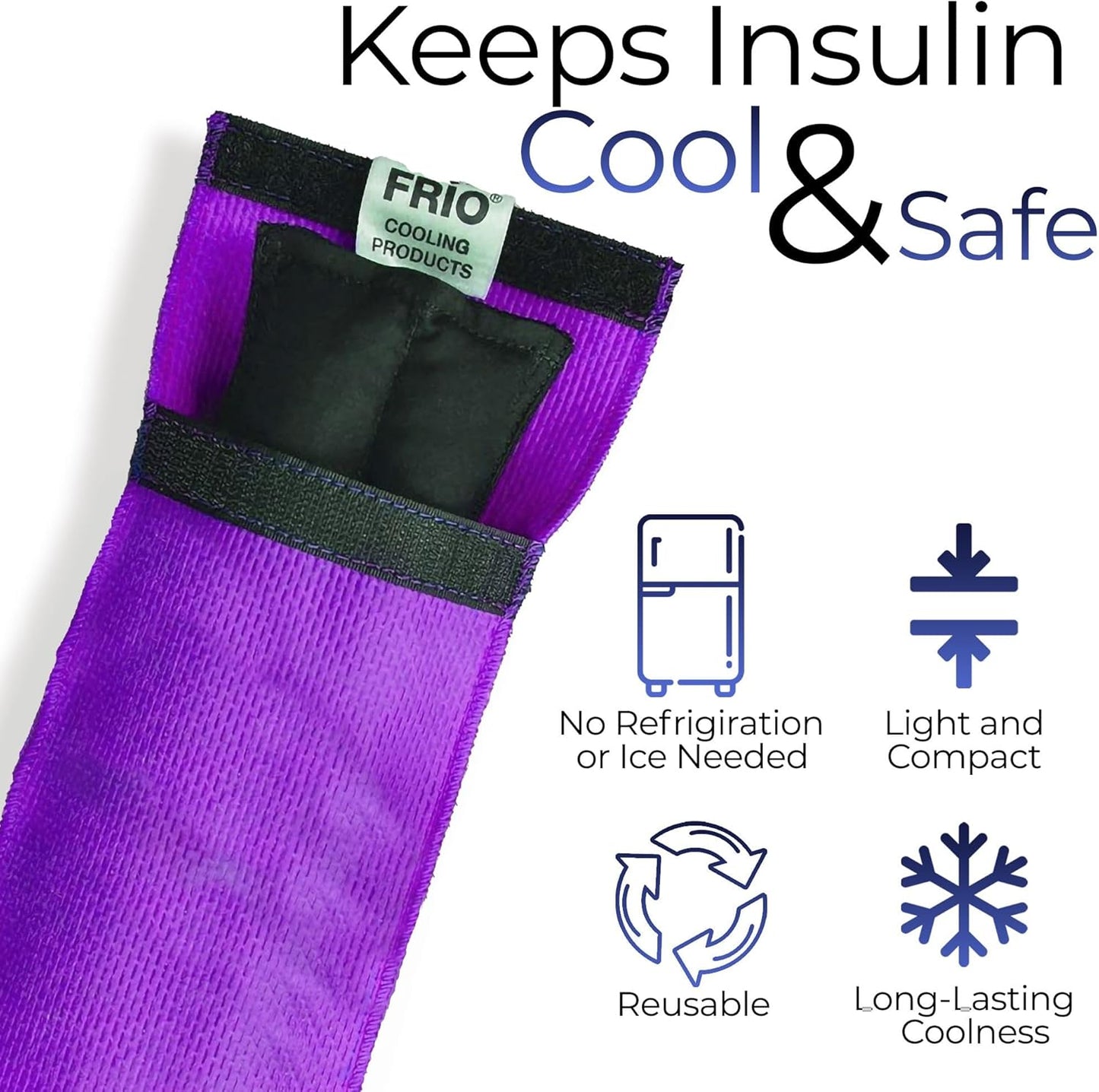 FRIO DUO Insulin Cooler Wallet - Keep Medication Cool for 45+ Hours Insulin Bag - Perfect for Travel and Everyday Use