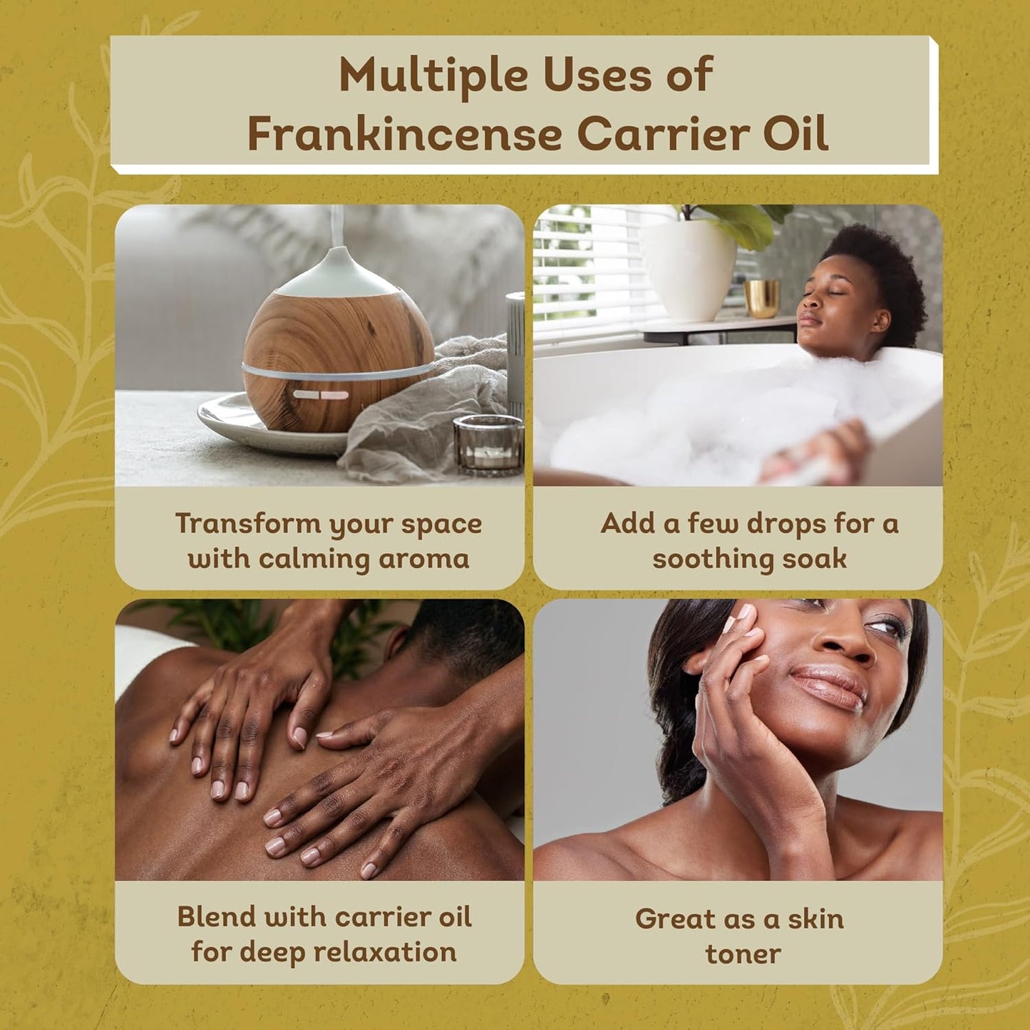 Wini by Locsanity Frankincense Essential Oil with Glass Dropper | 100% Pure & Natural Frankincense Diffuser Oil | Premium Grade Essential Oils for Skin Care, Aromatherapy, Hair & Scalp, Massage | 30ml