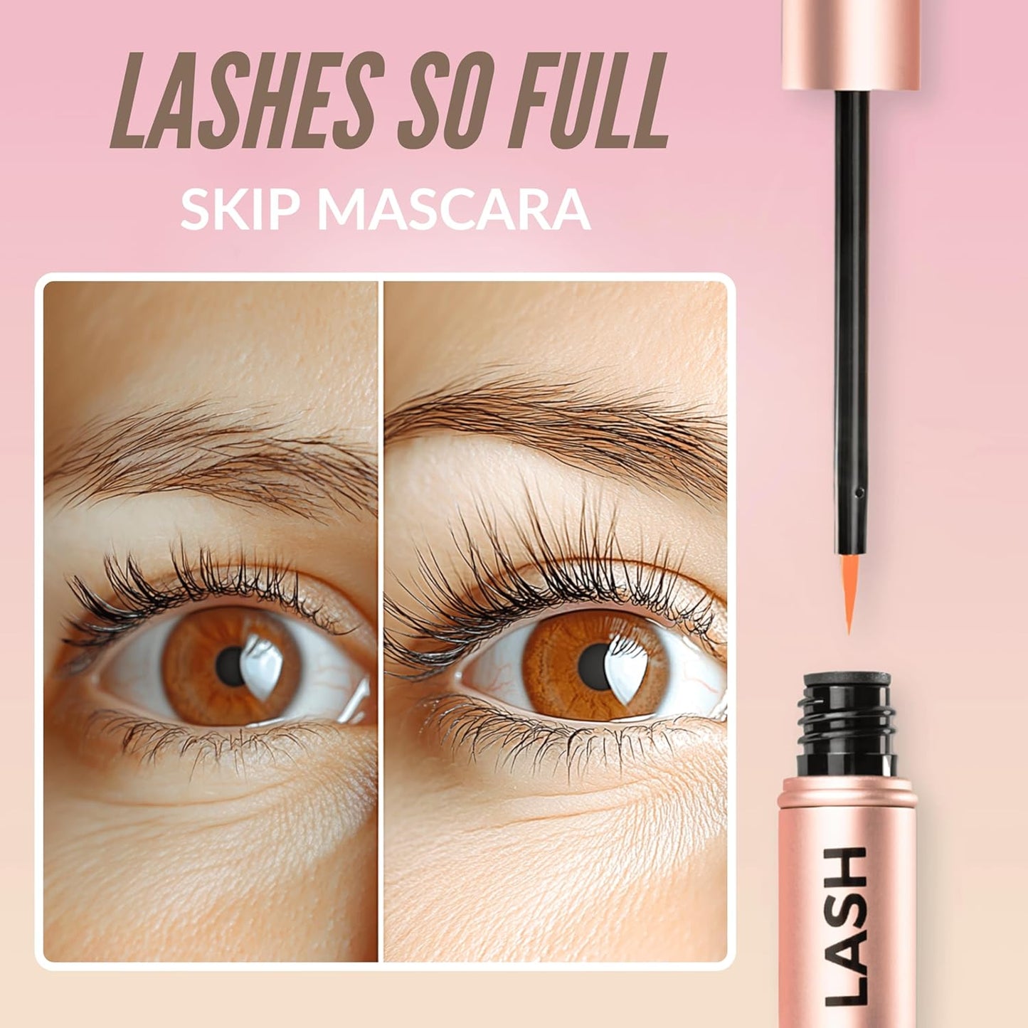 LeVaye Cosmetics Show Lash Eyelash Serum for Longer, Thicker, Gorgeous Looking Lashes, Cruelty Free Lash Serum