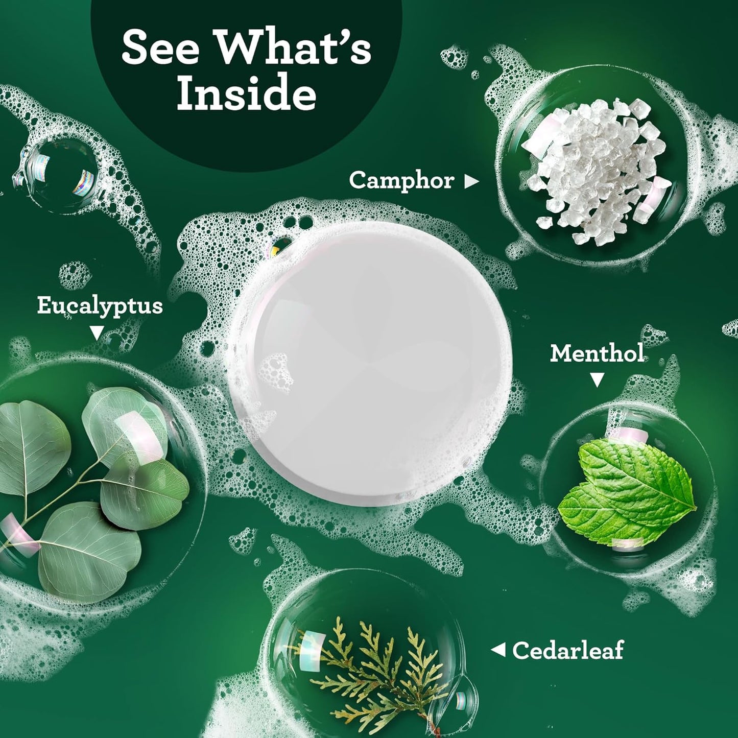 GuruNanda Eucalyptus Vapor Shower Tablets, Clean-Dissolving Aromatherapy Shower Steamers with Eucalyptus & Menthol, Promotes Relaxation, Ideal for Gifting, 30 Count