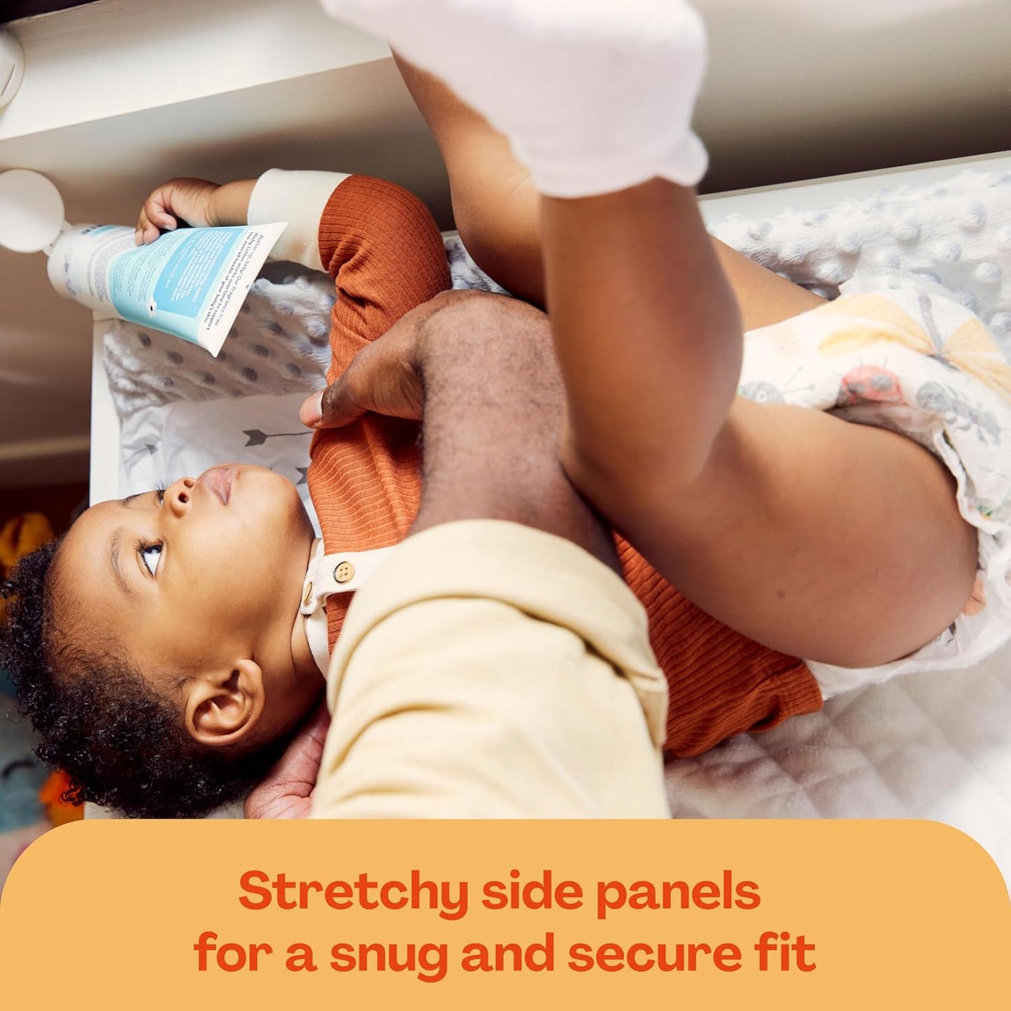 Hello Bello Premium Diapers Size 4 (22-37lbs), Busy Bees & Hive Five Designs, 58ct Club Box