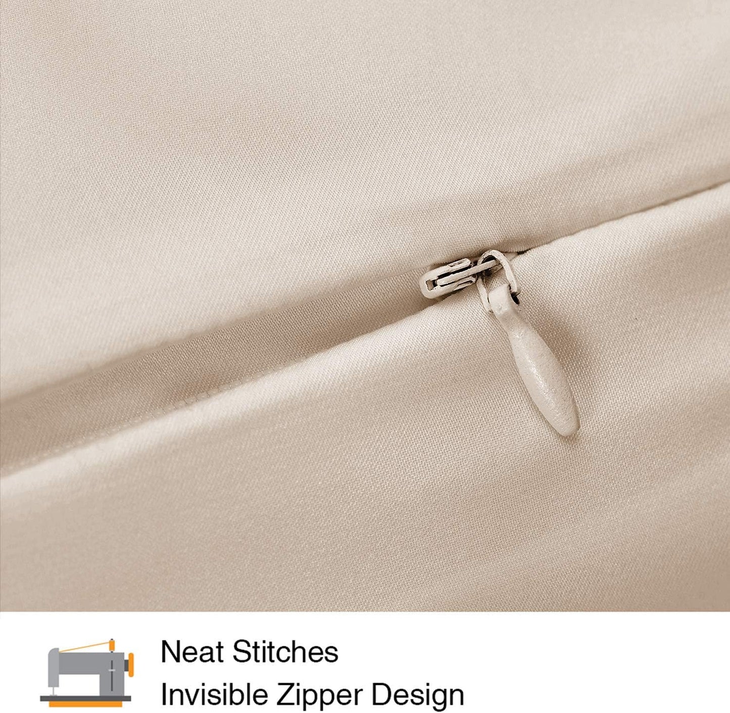 INSSL Silk Pillowcase for Women, Mulberry Silk Pillowcase for Hair and Skin and Stay Comfortable and Breathable During Sleep (King, Taupe)