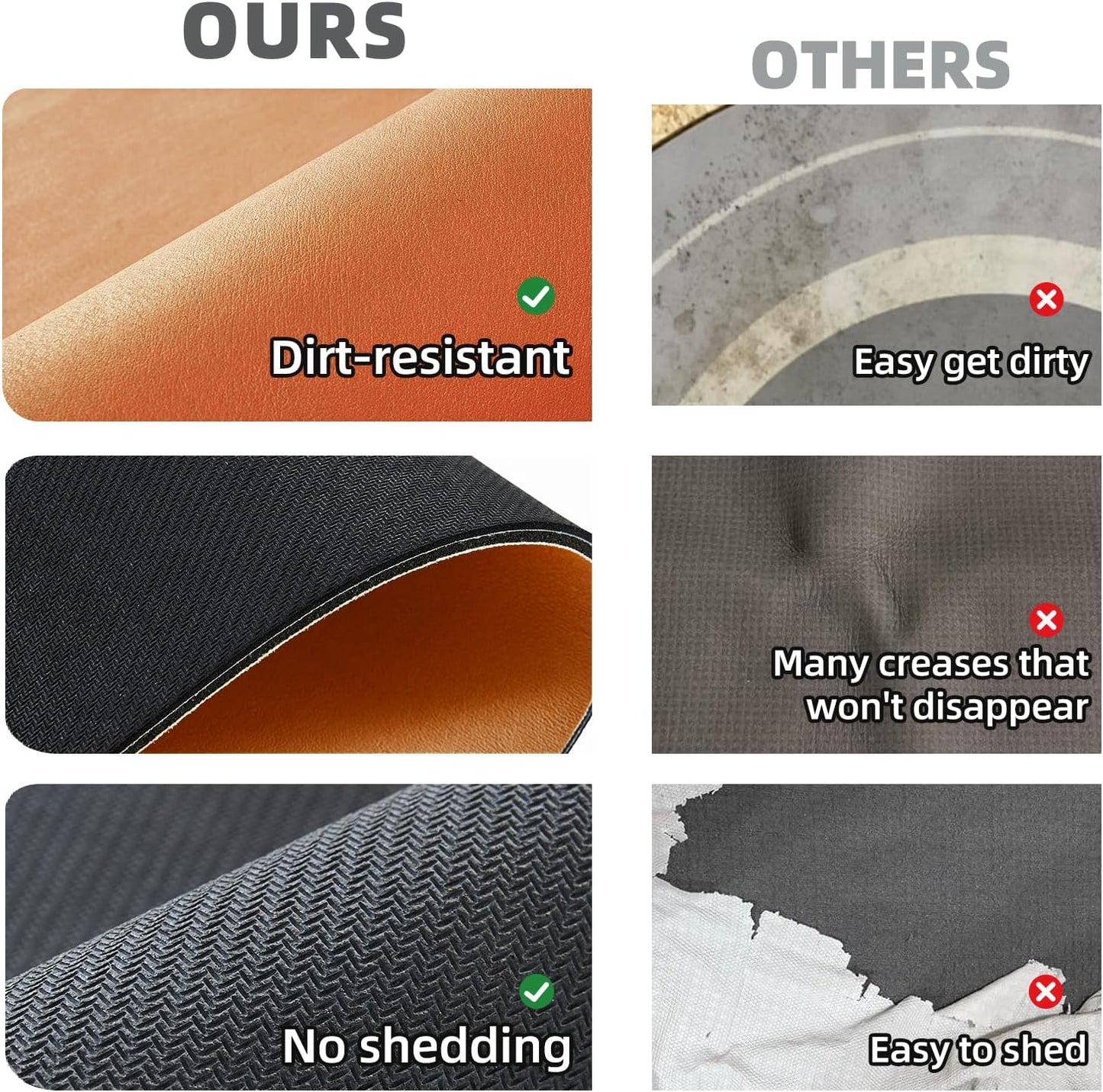 Bathroom Mat Quick Dry, Bathroom Rugs Non Slip Washable Thin Absorbent Bath Mat Fits Under Door Bathroom Floor Mat Perfect for Bath, Shower, or Sink 17"x59" Orange