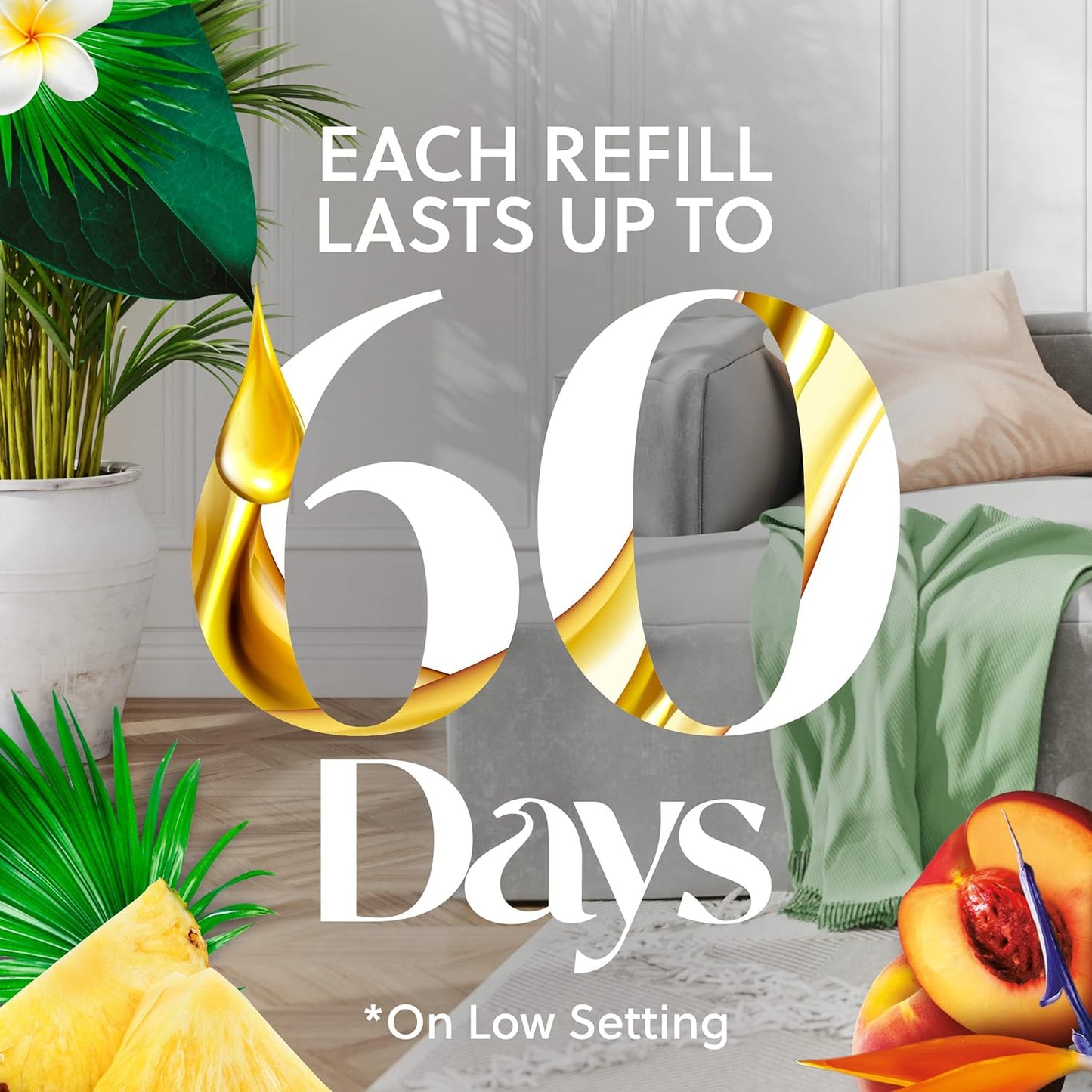 Air Wick Scented Oils 2+6 Vanilla & Pink Papay