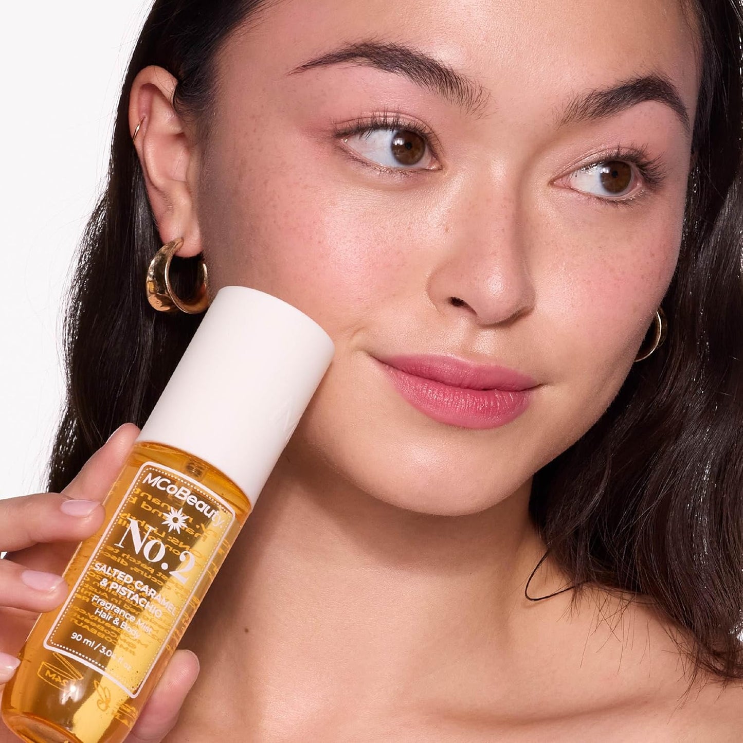 MCoBeauty - Fragrance Mist No.1 - Light Body and Hair Spray with Plum, Vanilla and Musk - Gifts for Women, Cute Stuff, Feminine Spray, Self Care Gifts for Women - 90ml Bottle