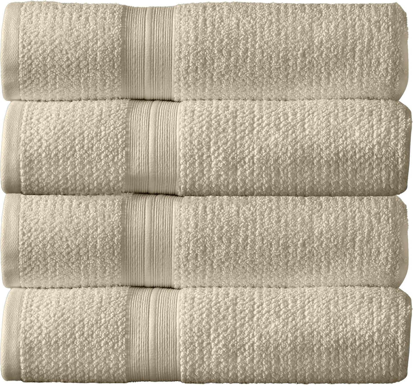 Arm & Hammer Quick Dry Bath Towels, 4 Piece, Khaki