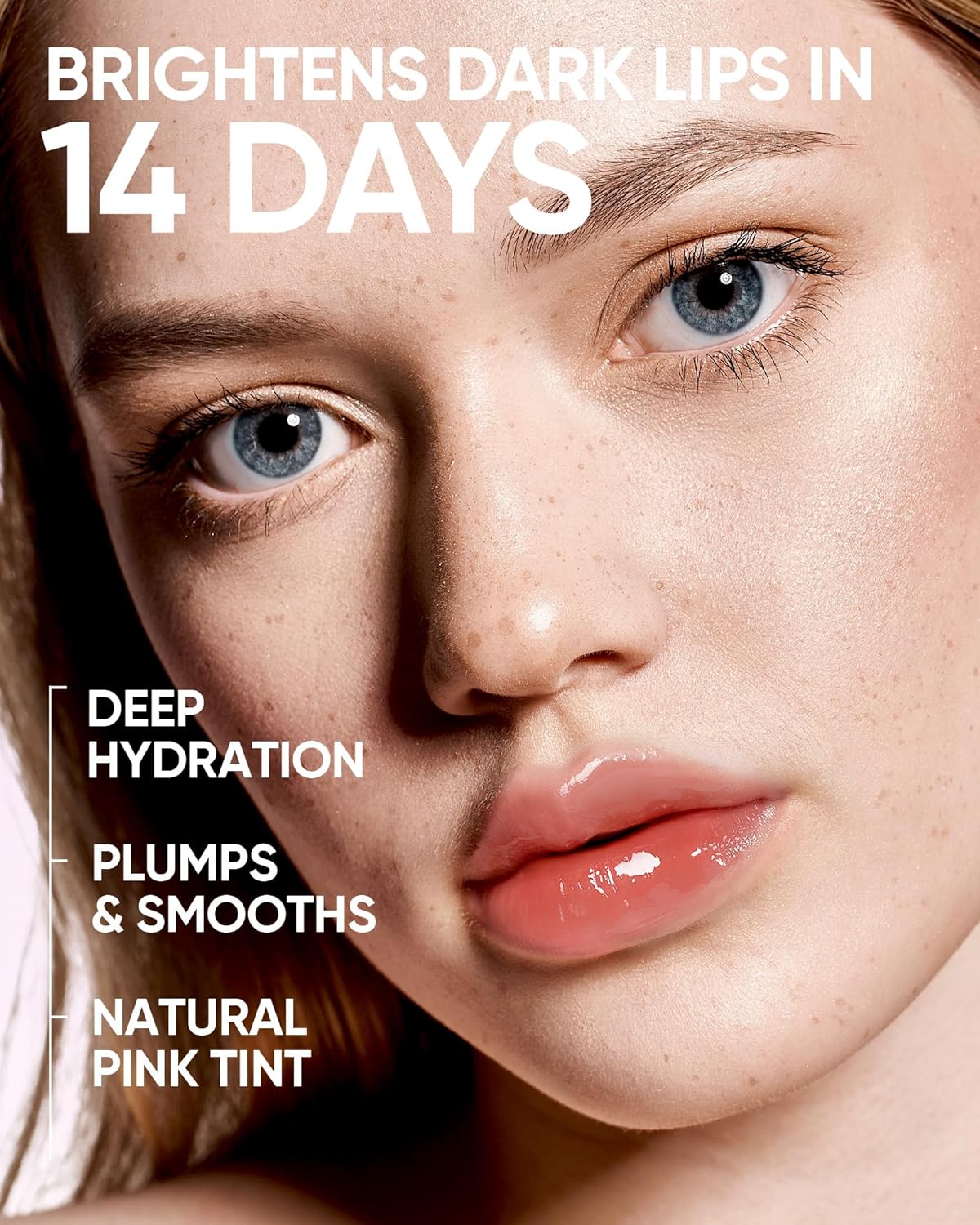 Hydrating Brightening Lip Serum, Smooth Tinted Lip Stain, Plumping Lip Gloss with Polypeptide Squalane, Moisturizing Balms, Brighten Dark Lips, Korean Beauty Makeup (04 Pink Berry)