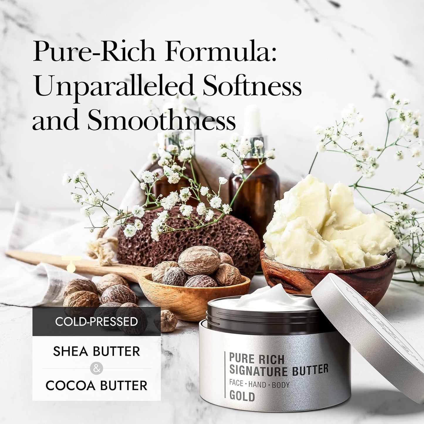 THERAPISPA Nourishing Body Butter – Hydrating Body Cream with Shea Butter, Ceramides, Collagen & Vitamin B5 to Soothe, Restore & Protect Very Dry Skin (Phyto, 7.0 fl oz)