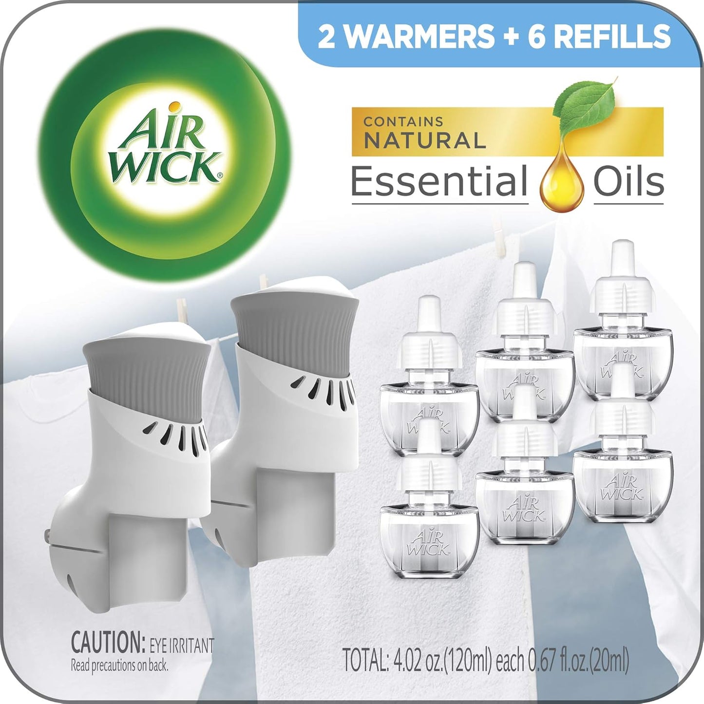 Air Wick Scented Oils 2+6 Fresh Linen