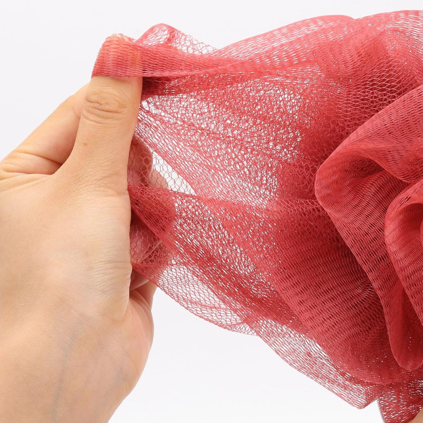 4 Pack Bath Sponge, Bath Shower Loofahs Mesh Pouf Sponge Body Scrubber Exfoliator Scrubber - 50g/Piece