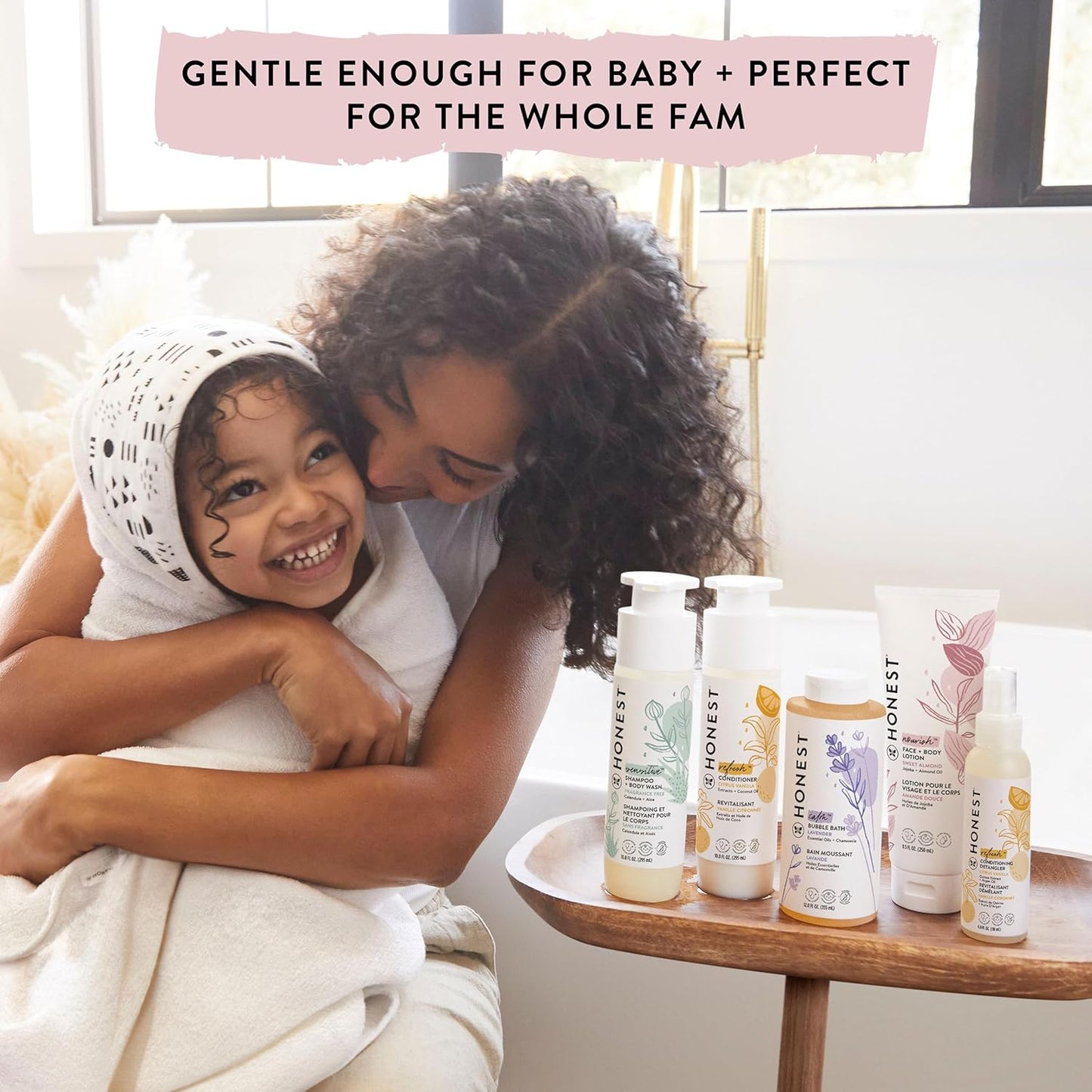 The Honest Company Foaming Bubble Bath, Gentle Tear-Free Hypoallergenic Baby Wash with Naturally Derived Ingredients, Lavender Calm, 12 fl oz