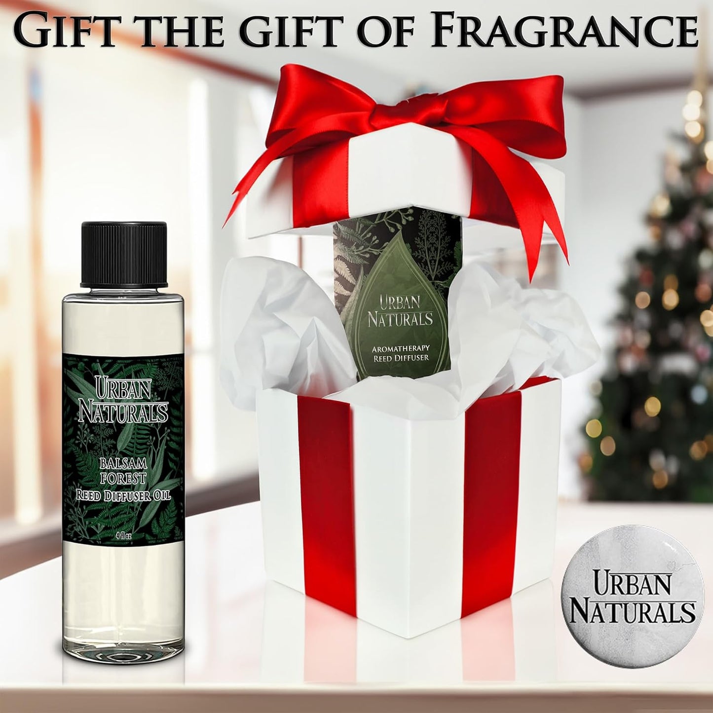 Urban Naturals Pumpkin Spice Scented Oil Reed Diffuser Refill | Includes a Free Set of Reed Sticks! 4 oz.