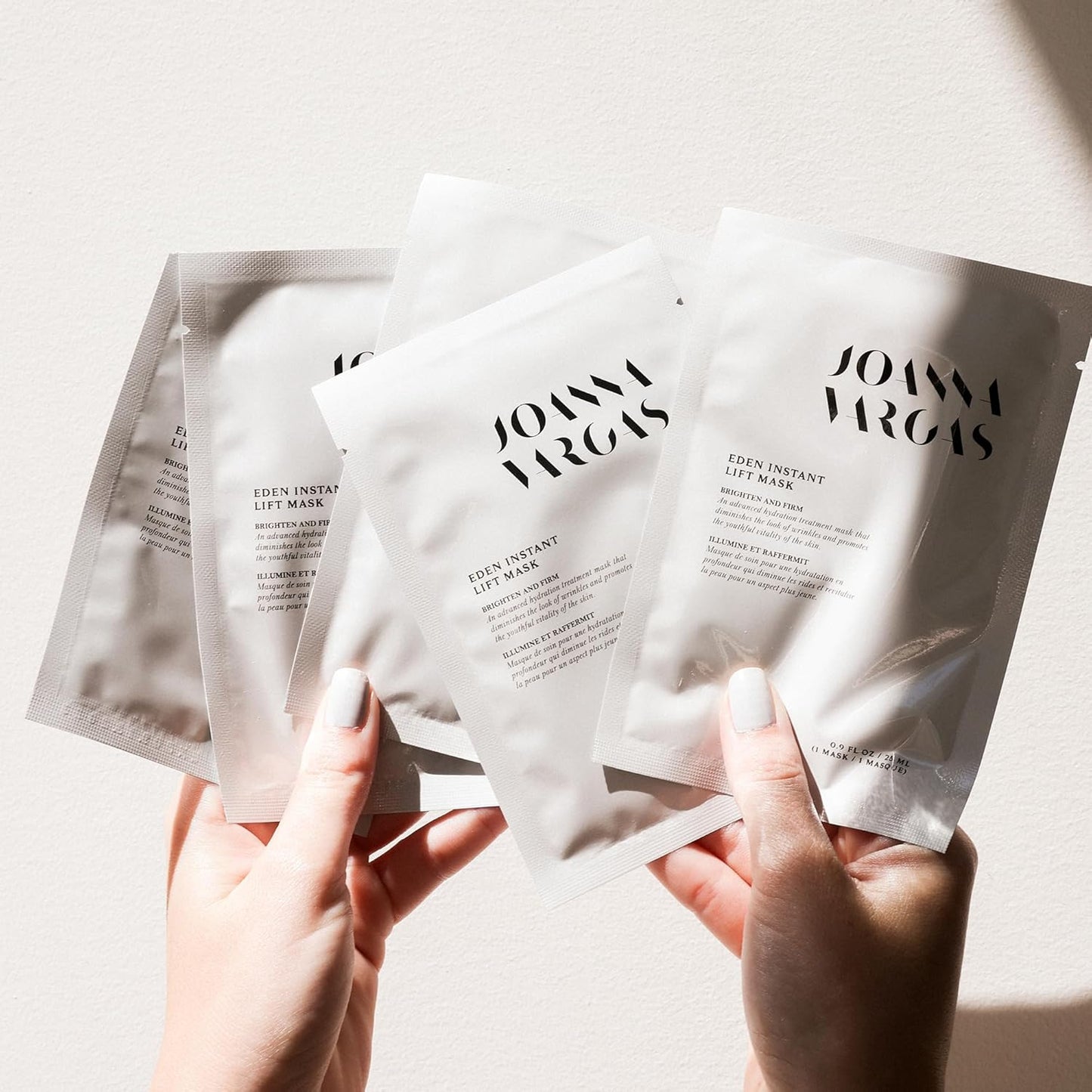 Joanna Vargas Eden Instant Face Lift Facial Mask – Hydrating Collagen Sheet Mask for Glowing Skin – Firming Face Mask with Hyaluronic Acid – Anti Aging Facial Mask for Women – 5 sheets